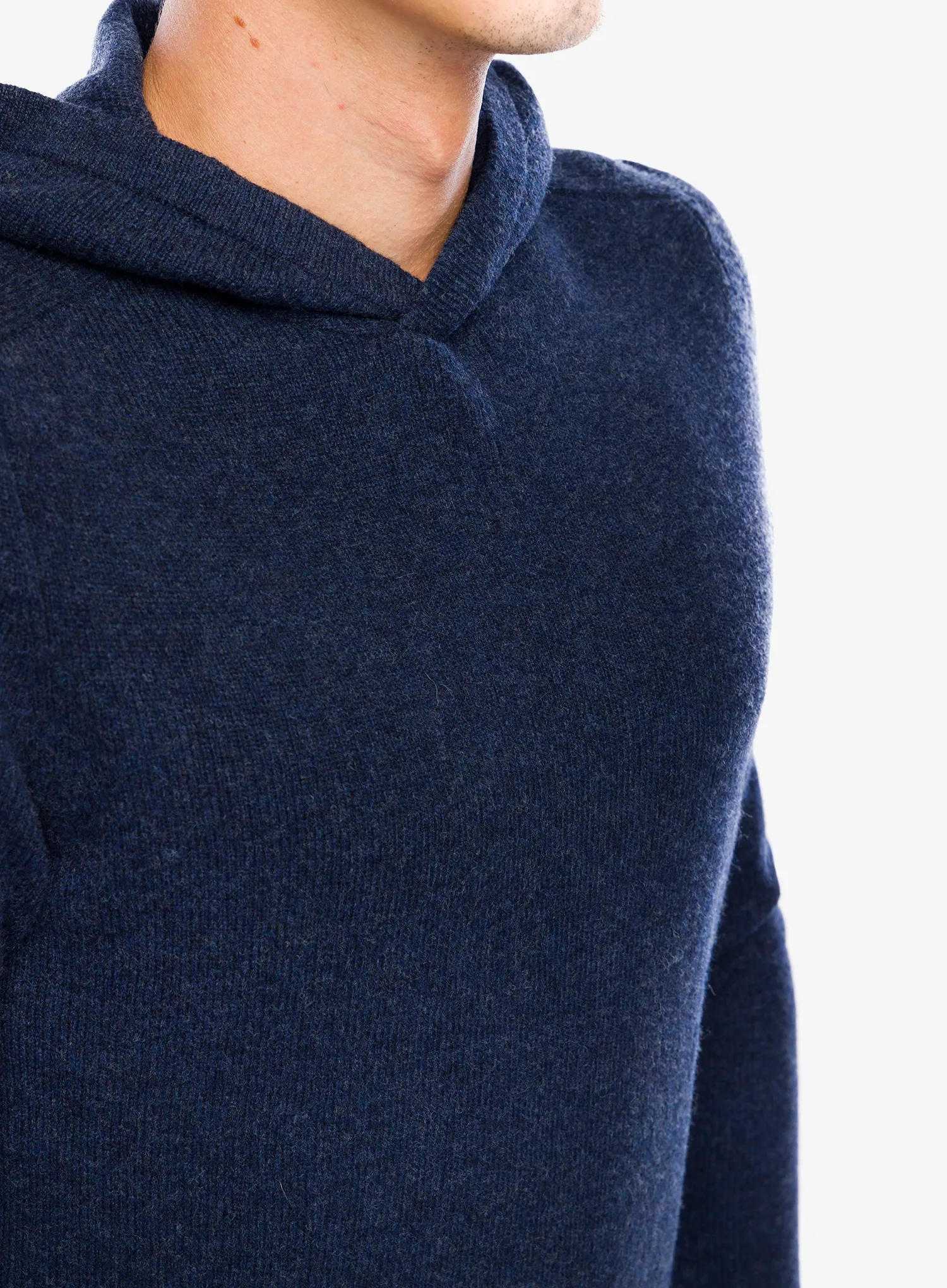 Volnen pulover Royal Robbins Rockcraft Wool Hoodie - naval