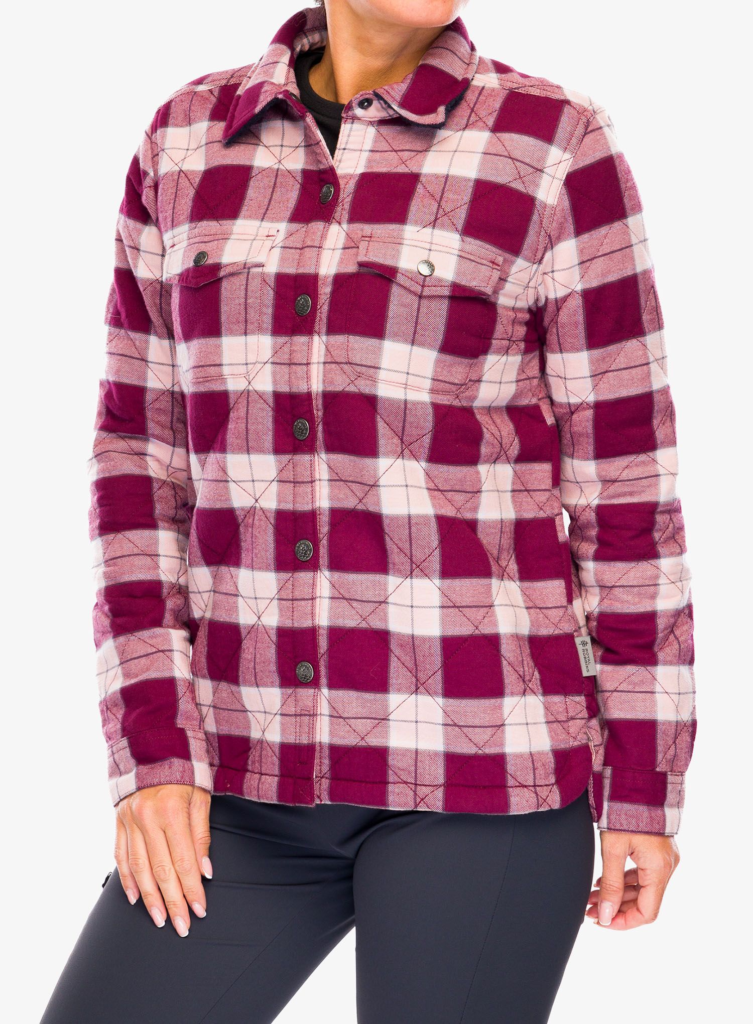 Ženska srajca Royal Robbins Snowcap Lined Flannel LS - burnt grape runyon pld