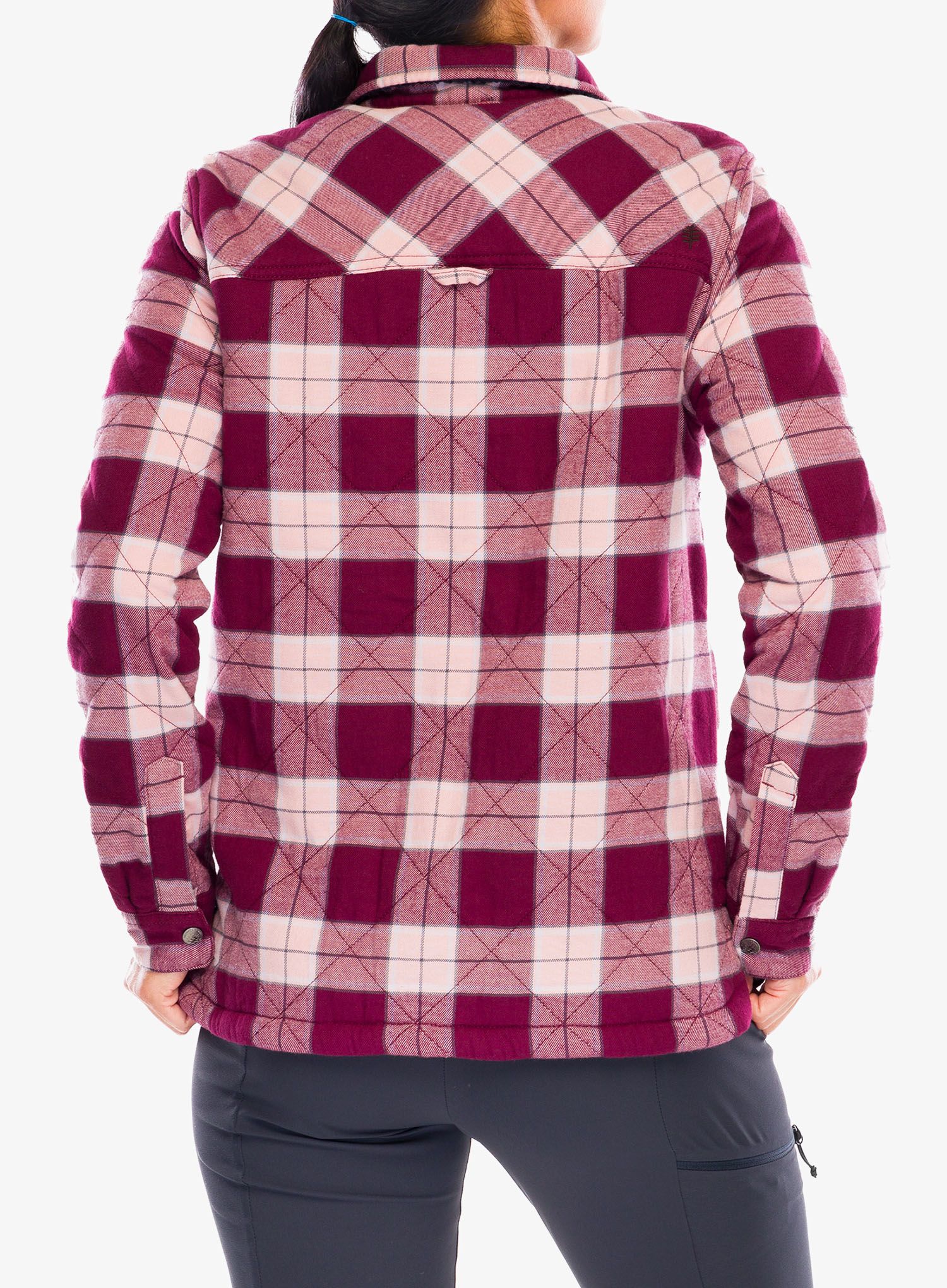 Ženska srajca Royal Robbins Snowcap Lined Flannel LS - burnt grape runyon pld