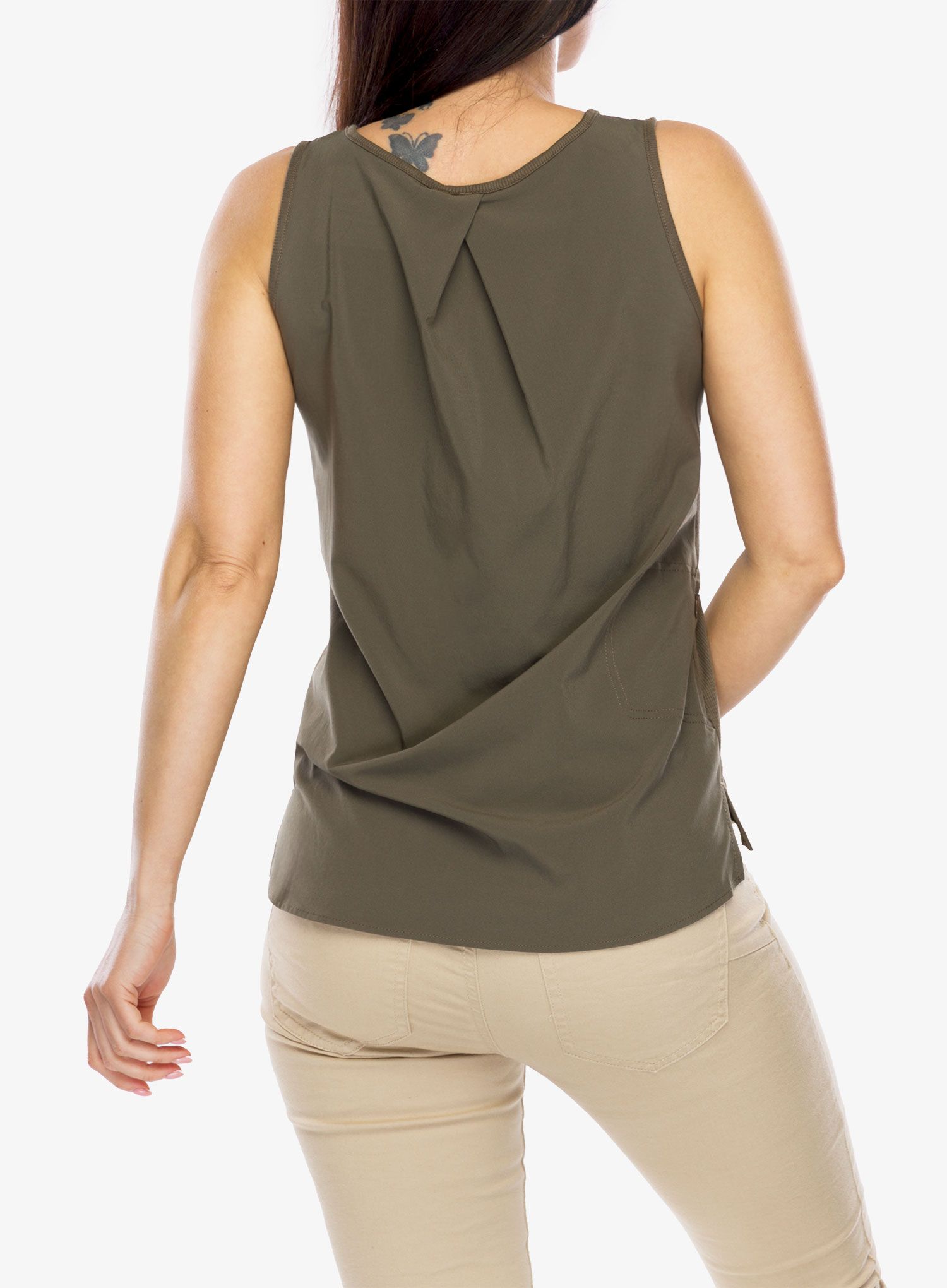 Ženski top Royal Robbins Spotless Evolution Tank - everglade