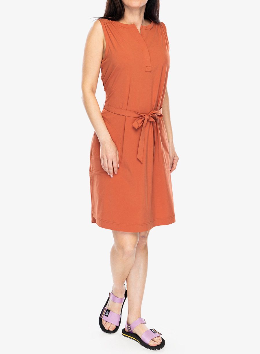 Športna obleka Royal Robbins Spotless Traveler Tank Dress - baked clay