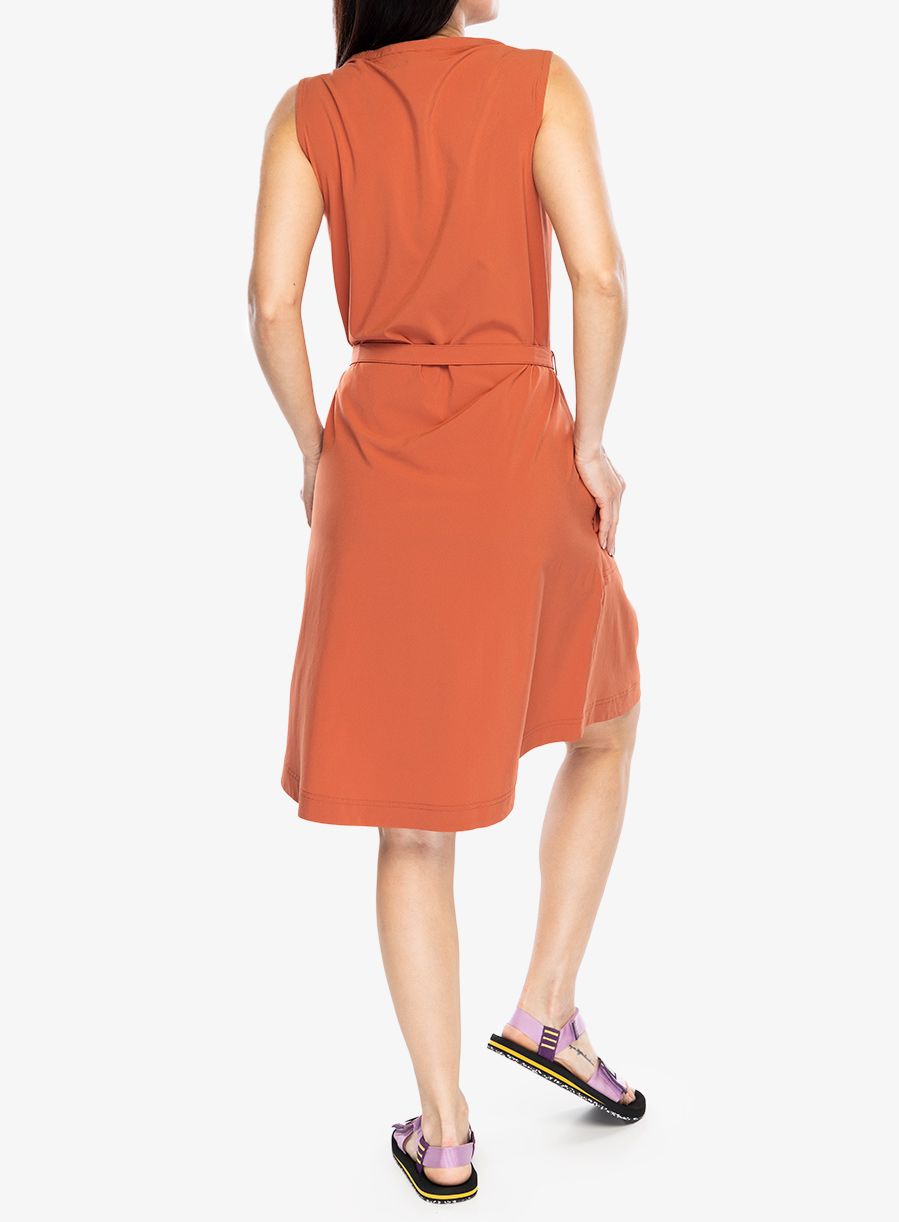 Športna obleka Royal Robbins Spotless Traveler Tank Dress - baked clay