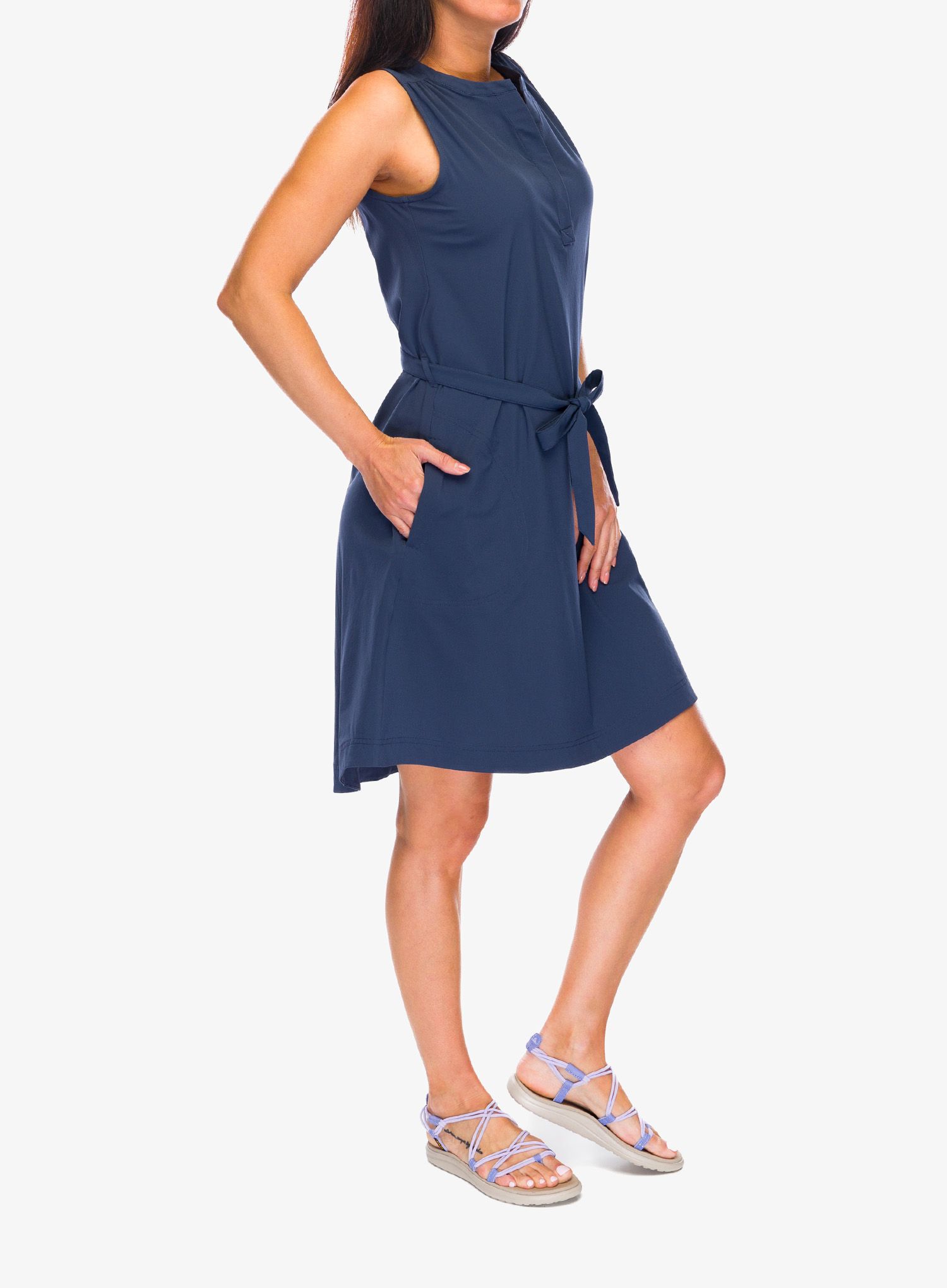 Športna obleka Royal Robbins Spotless Traveler Tank Dress - navy