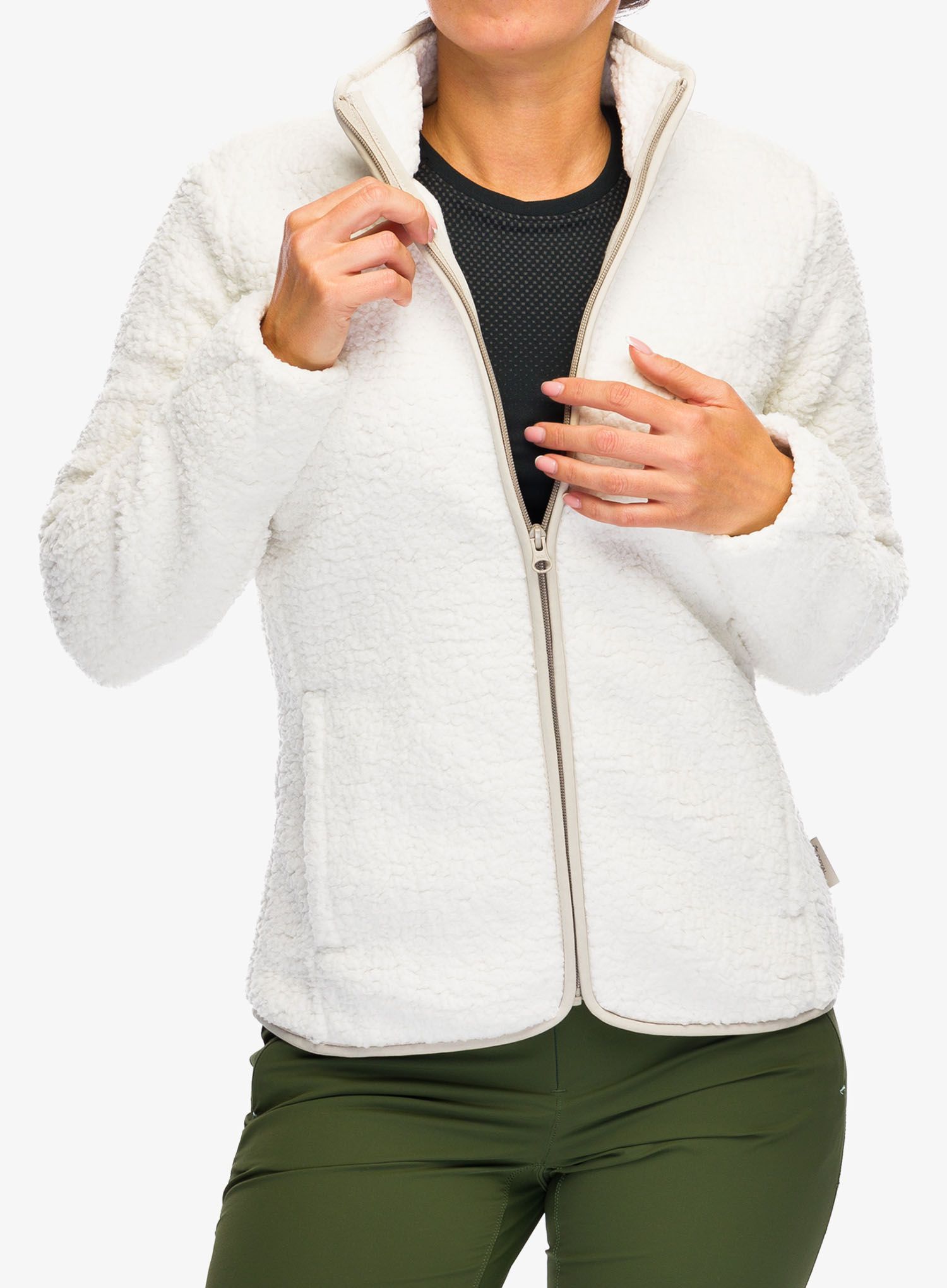 Ženski flis Royal Robbins Urbanesque Jacket - creme