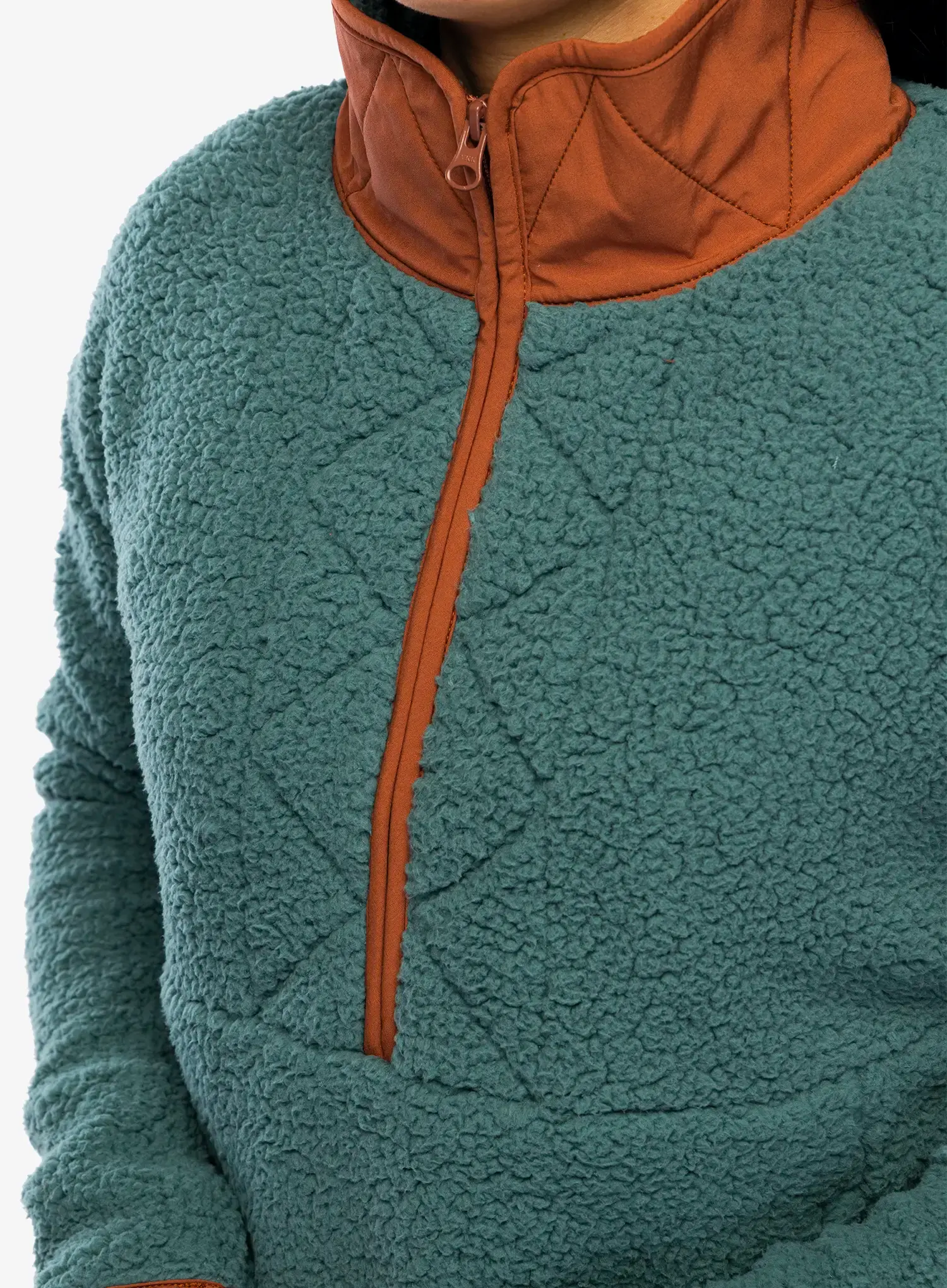 Jopica Royal Robbins Urbanesque Sherpa 1/2 Zip - sea pine