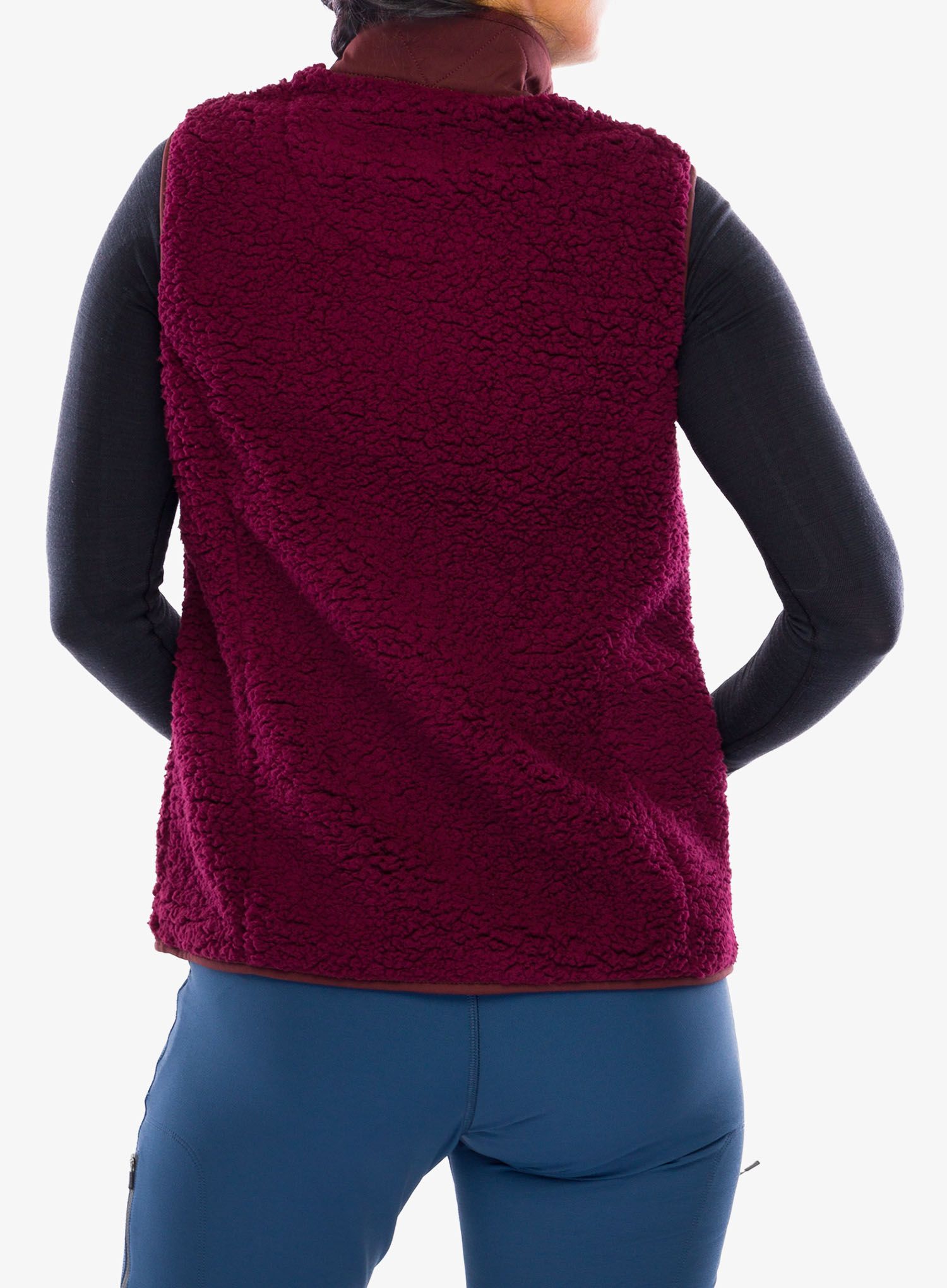 Ženski brezrokavnik Royal Robbins Urbanesque Vest - burnt grape