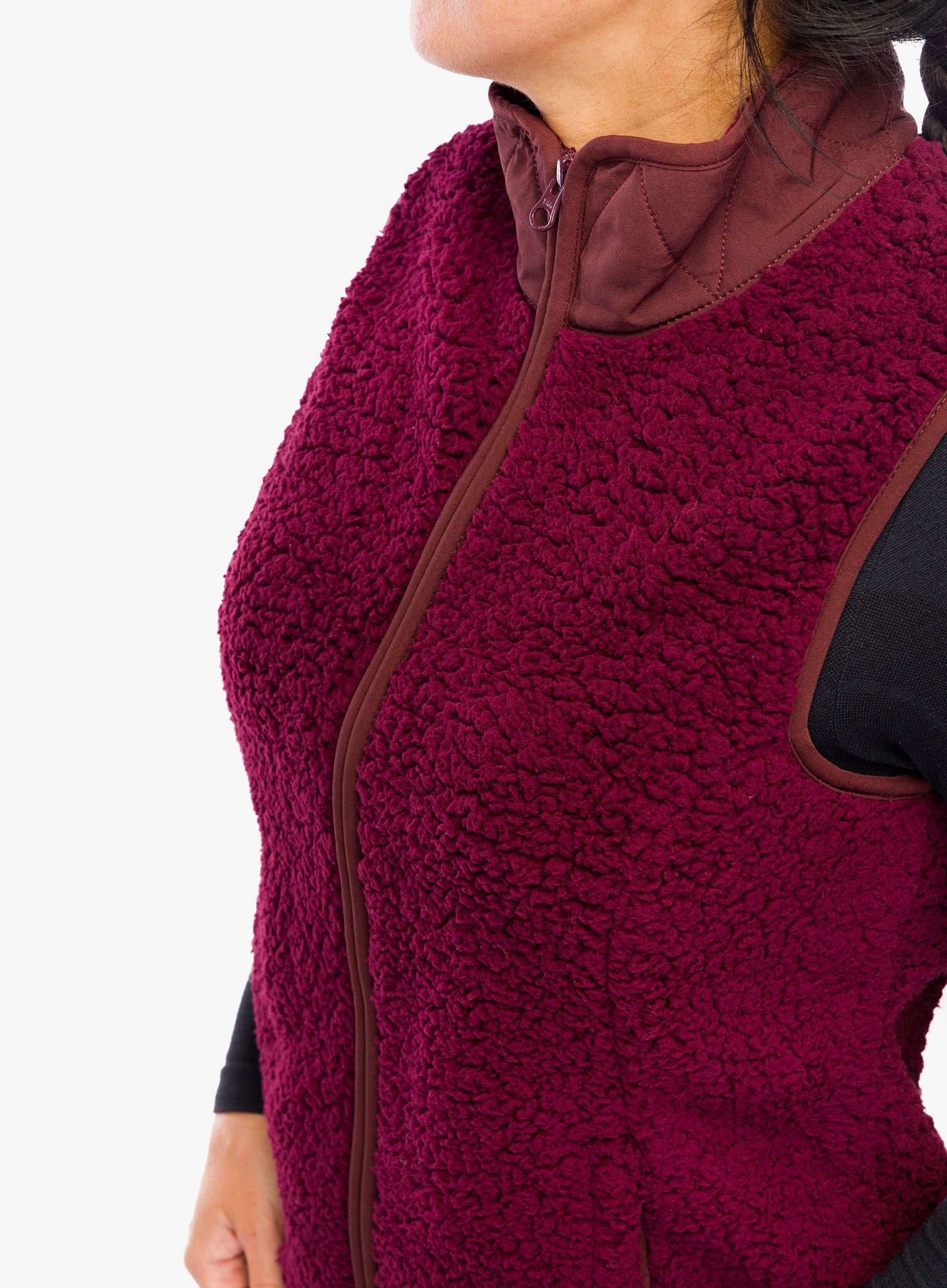 Ženski brezrokavnik Royal Robbins Urbanesque Vest - burnt grape