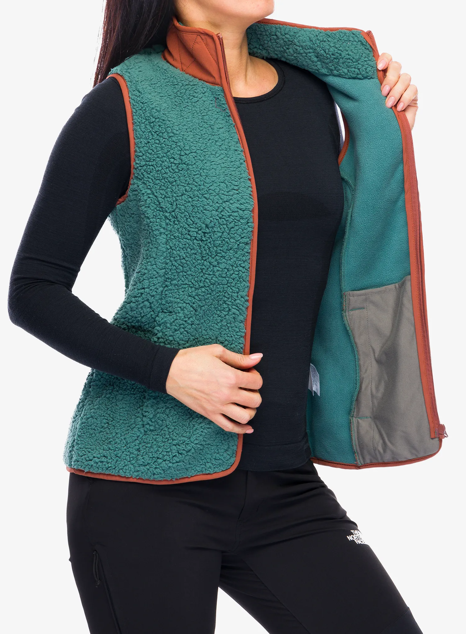 Ženski brezrokavnik Royal Robbins Urbanesque Vest - burnt grape