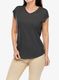 Ženska majica Royal Robbins Vacationer V-Neck SS - asphalt str