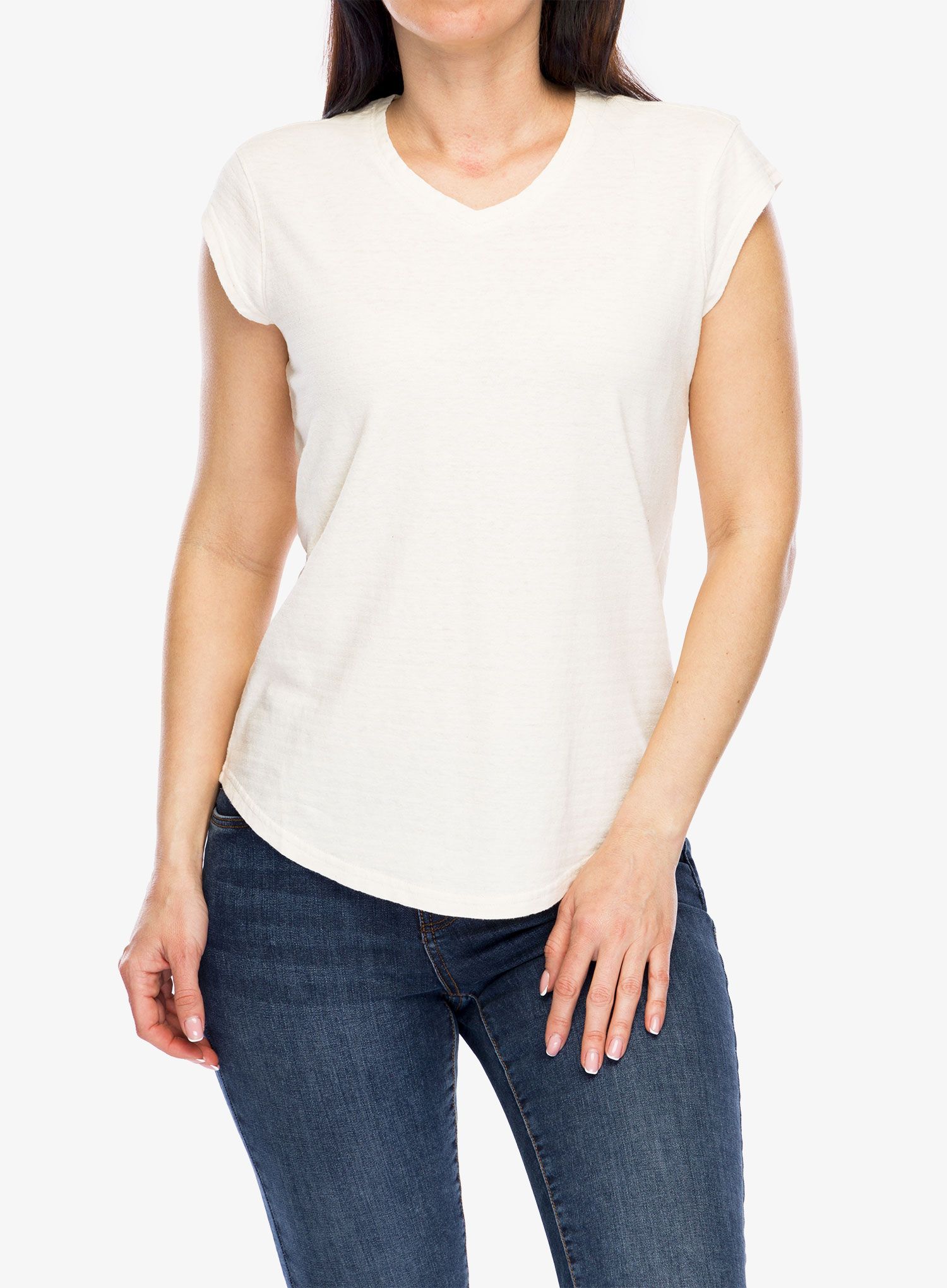 Ženska majica Royal Robbins Vacationer V-Neck SS - undyed
