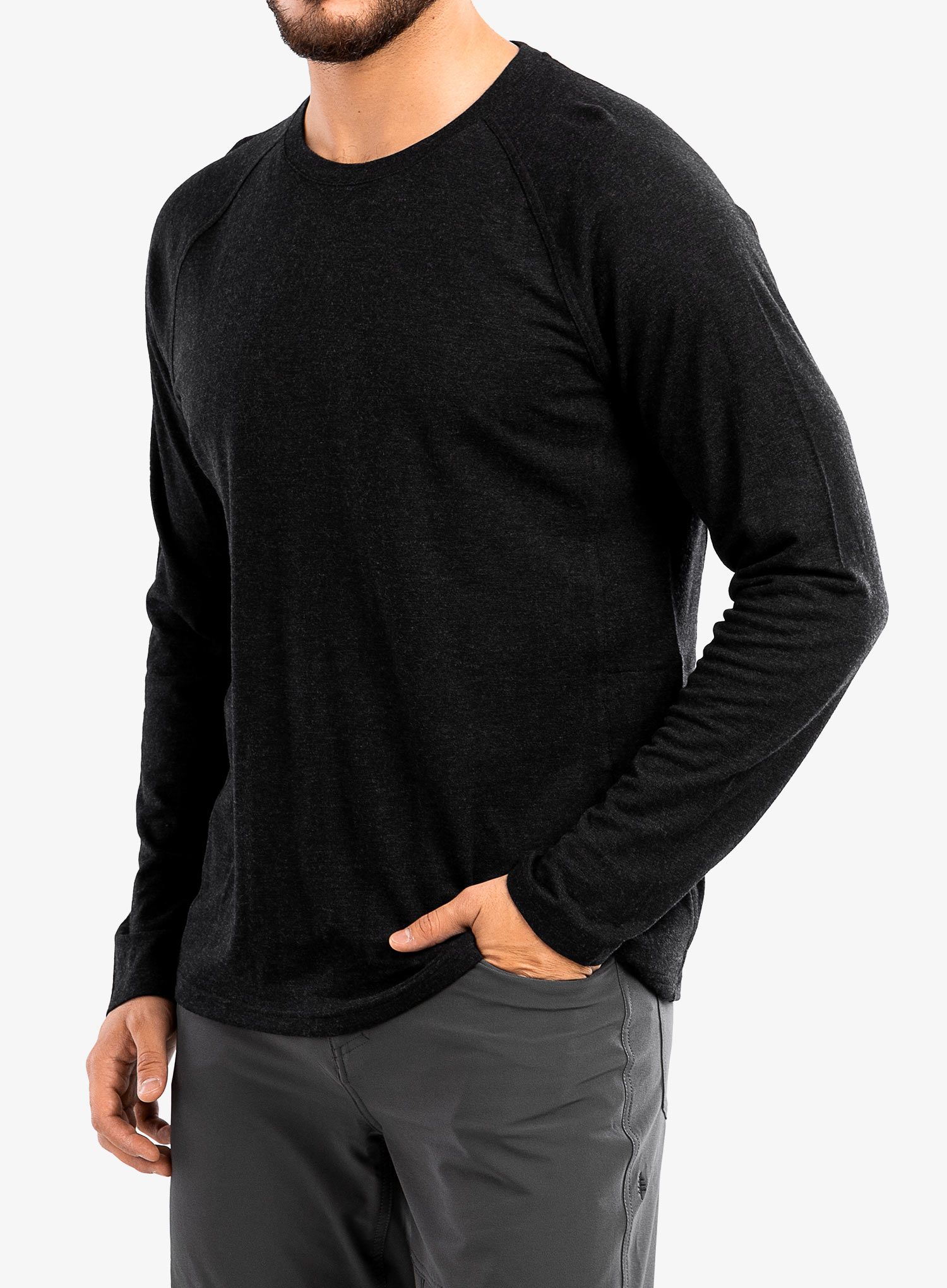 Termo flis jopa Royal Robbins Venturelayer 200 LS - jet black htr