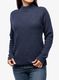 Ženski pulover Royal Robbins Westlands Chunky Mock Neck - deep blue