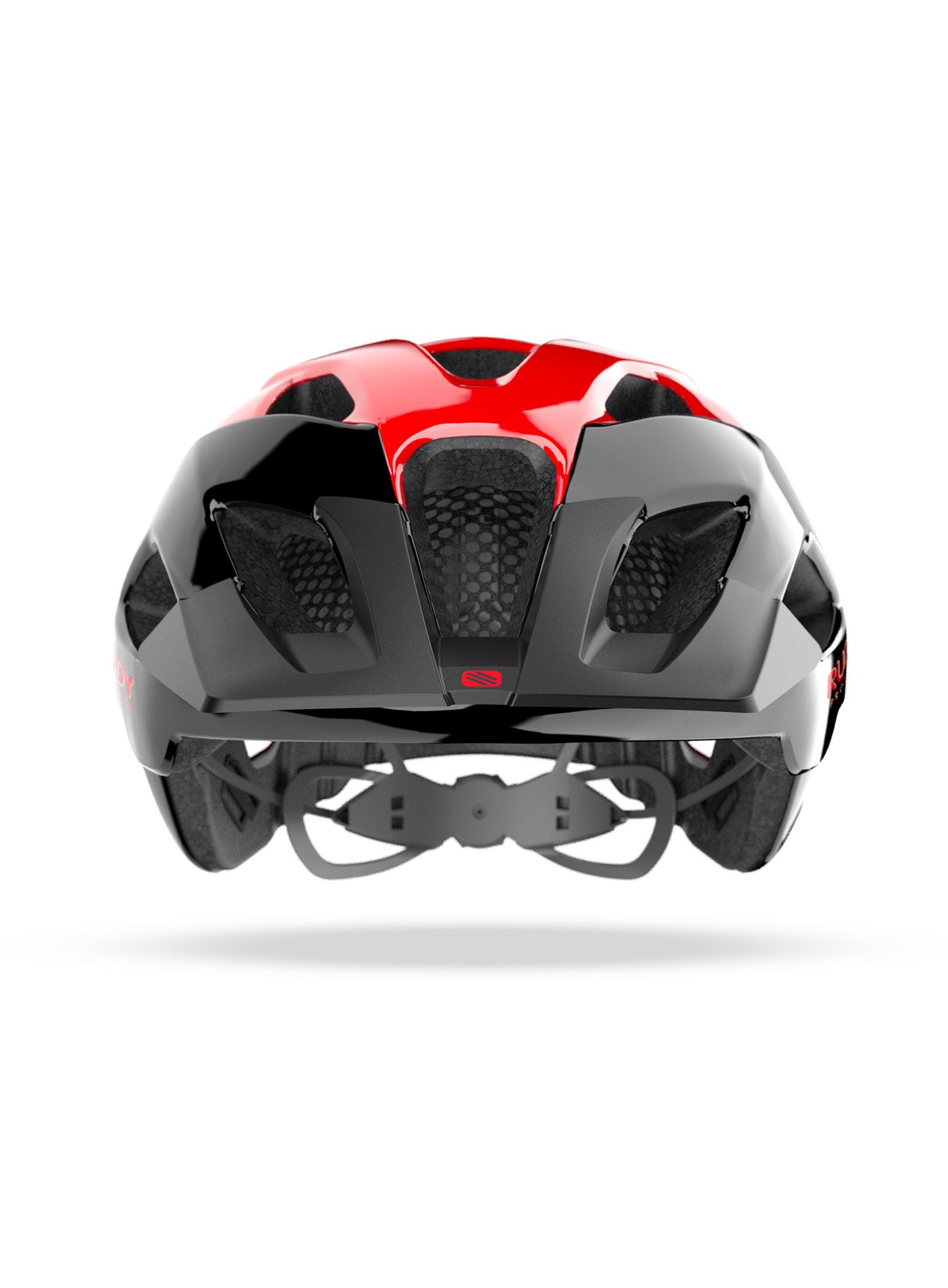 Kolesarska čelada Rudy Project Crossway - black/red/shiny