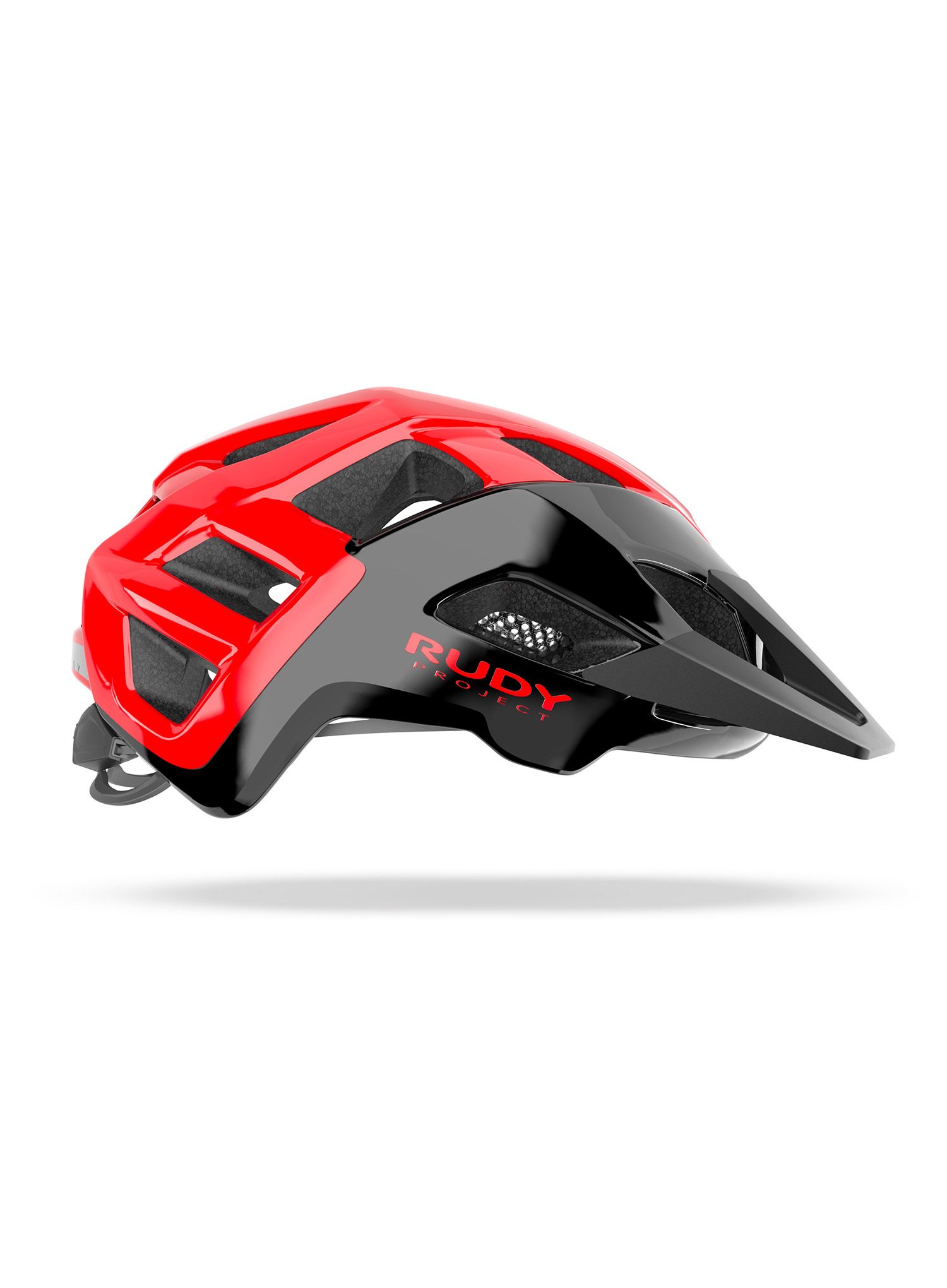 Kolesarska čelada Rudy Project Crossway - black/red/shiny