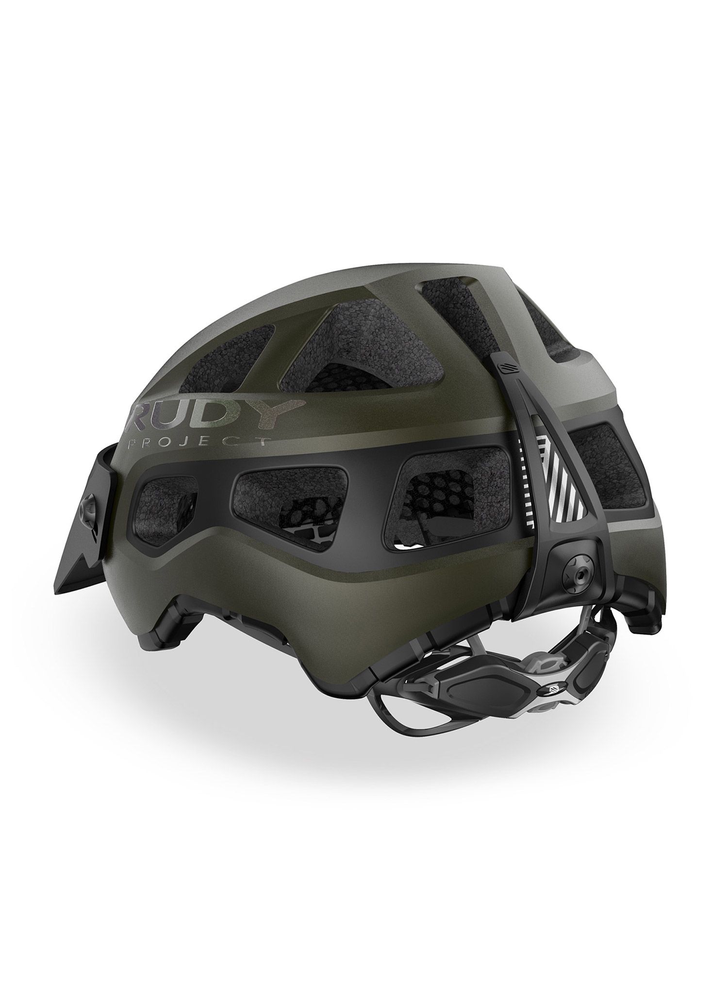 MTB čelada Rudy Project Protera+ - metal green/black matte
