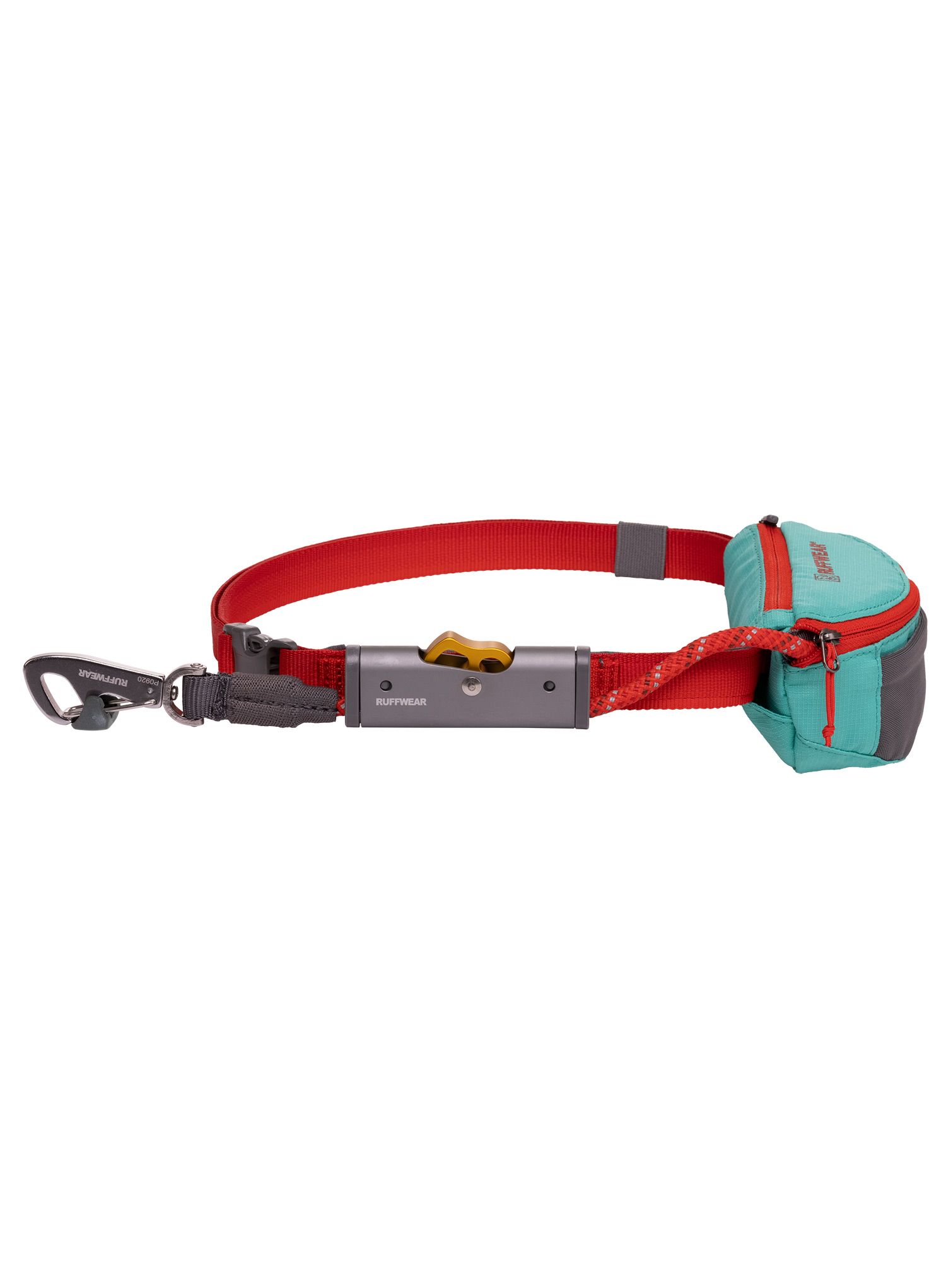 Pasji povodec Ruffwear Hitch Hiker Leash - aurora teal