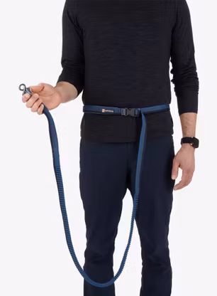 Pasji povodec Ruffwear Roamer Bungee Leash - orion blue