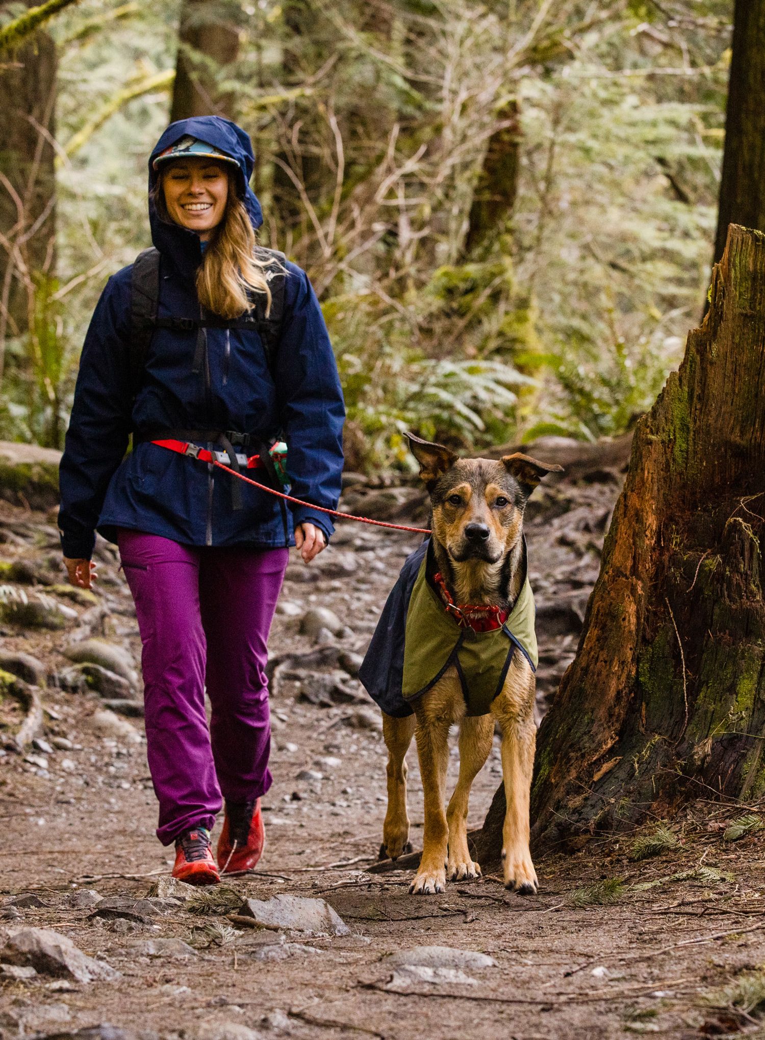Plašč za psa Ruffwear Sun Shower Jacket - blue dusk