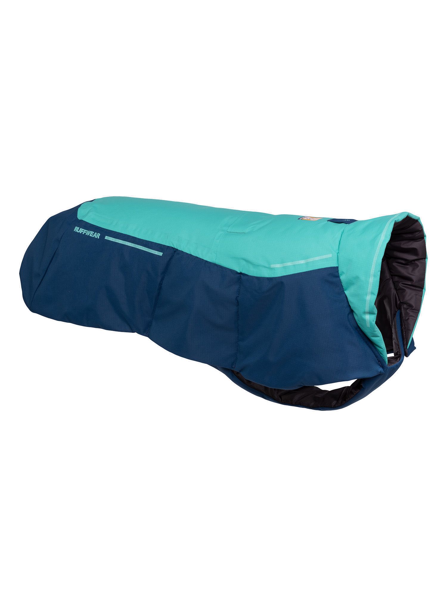 Plašč za psa Ruffwear Vert Jacket - aurora teal