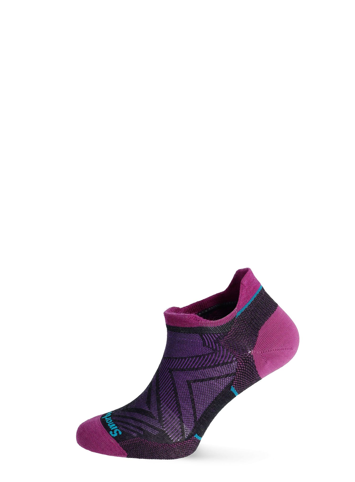 Ženske merino nogavice Smartwool Run Zero Cushion Low Ankle Socks - charcoal