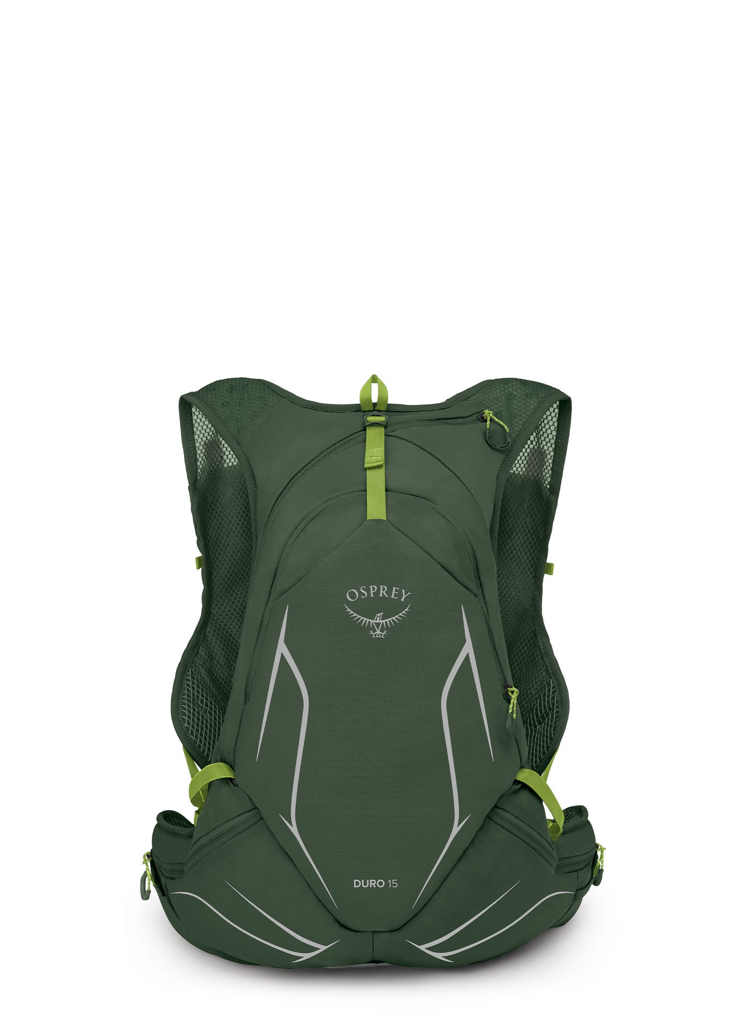 Nahrbtnik za tek Osprey Duro 15 - seaweed green/limon