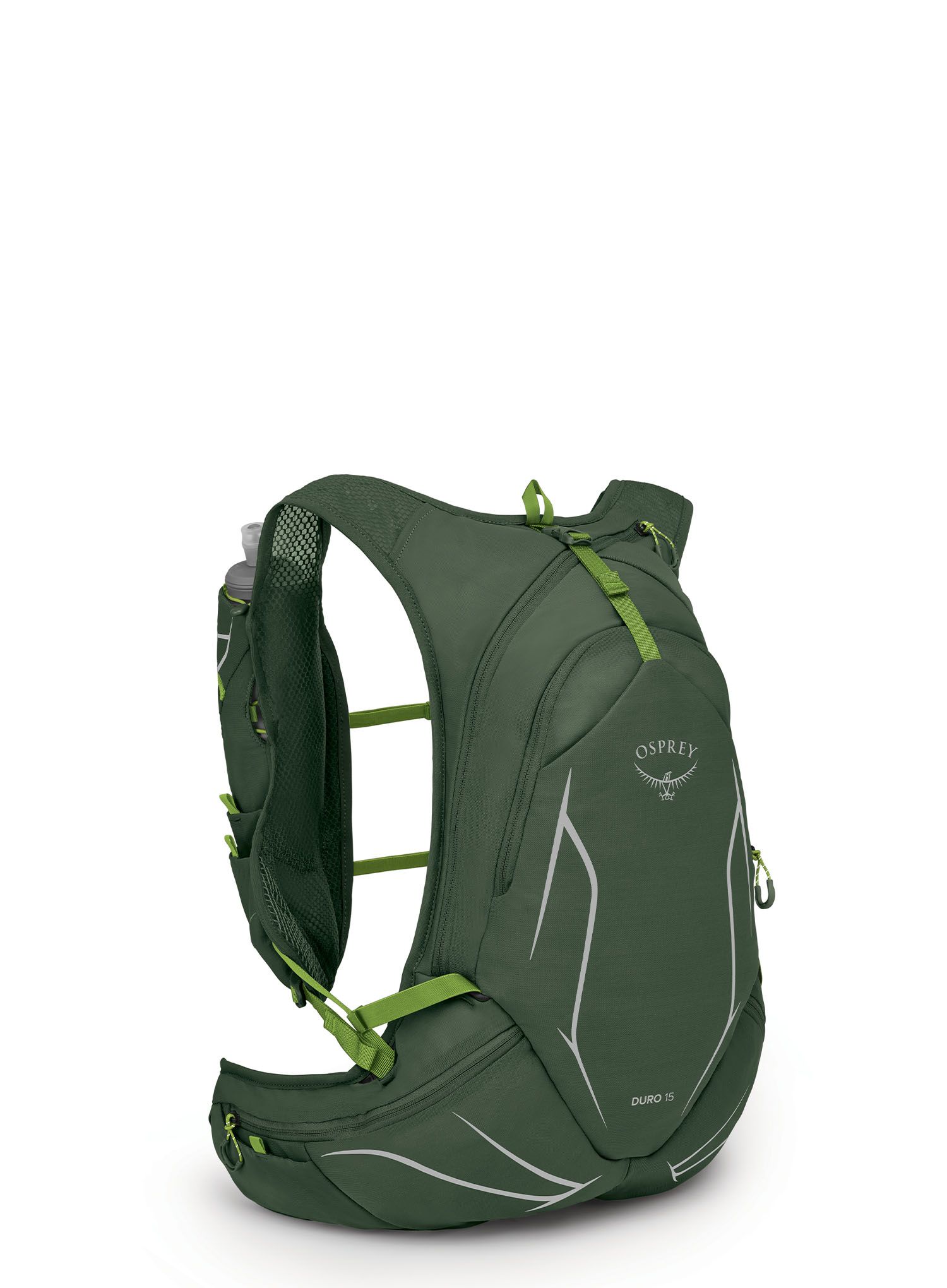 Nahrbtnik za tek Osprey Duro 15 - seaweed green/limon