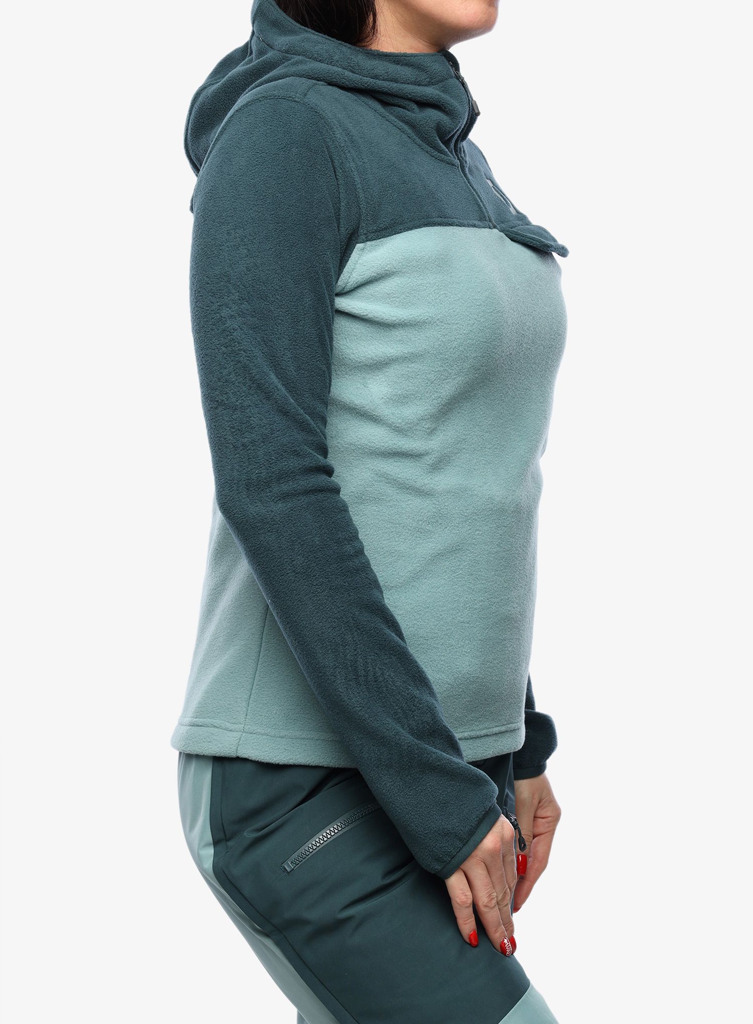 Ženski flis SCOTT Defined Original Fleece Pullover - aruba green/northern mint