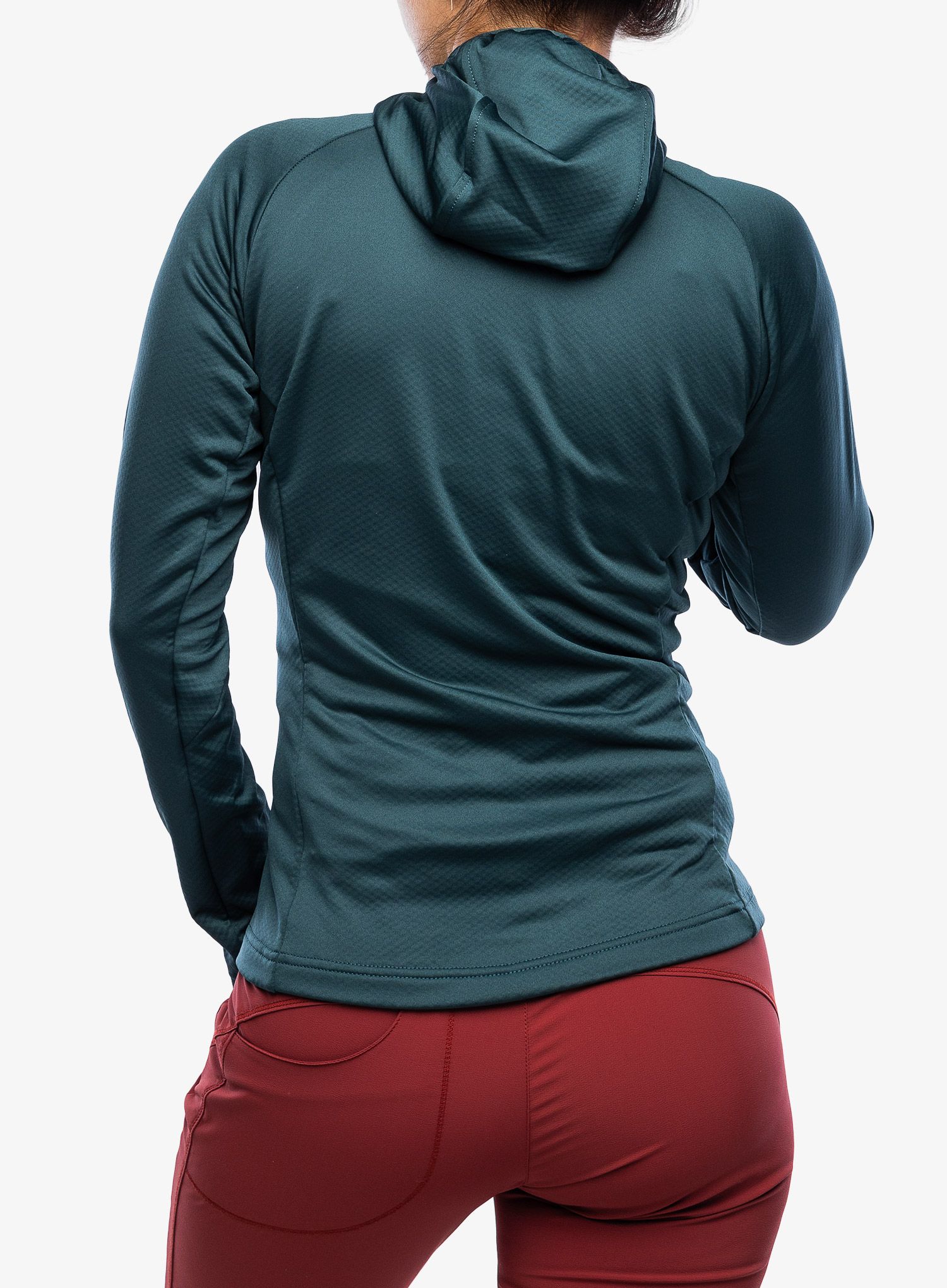 Ženski flis SCOTT Defined Tech Hoody - green