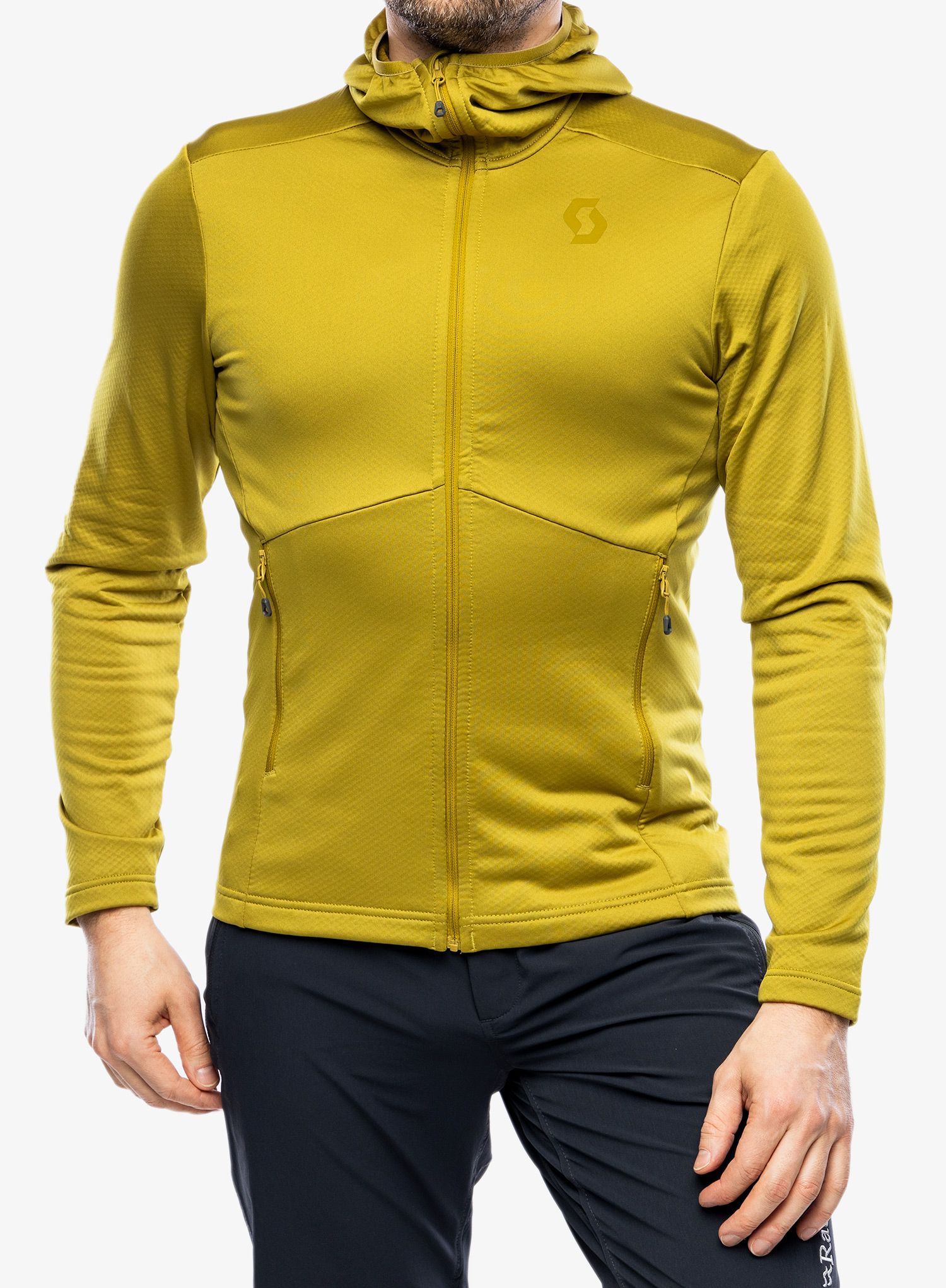Flis SCOTT Defined Tech Hoody - savanna green