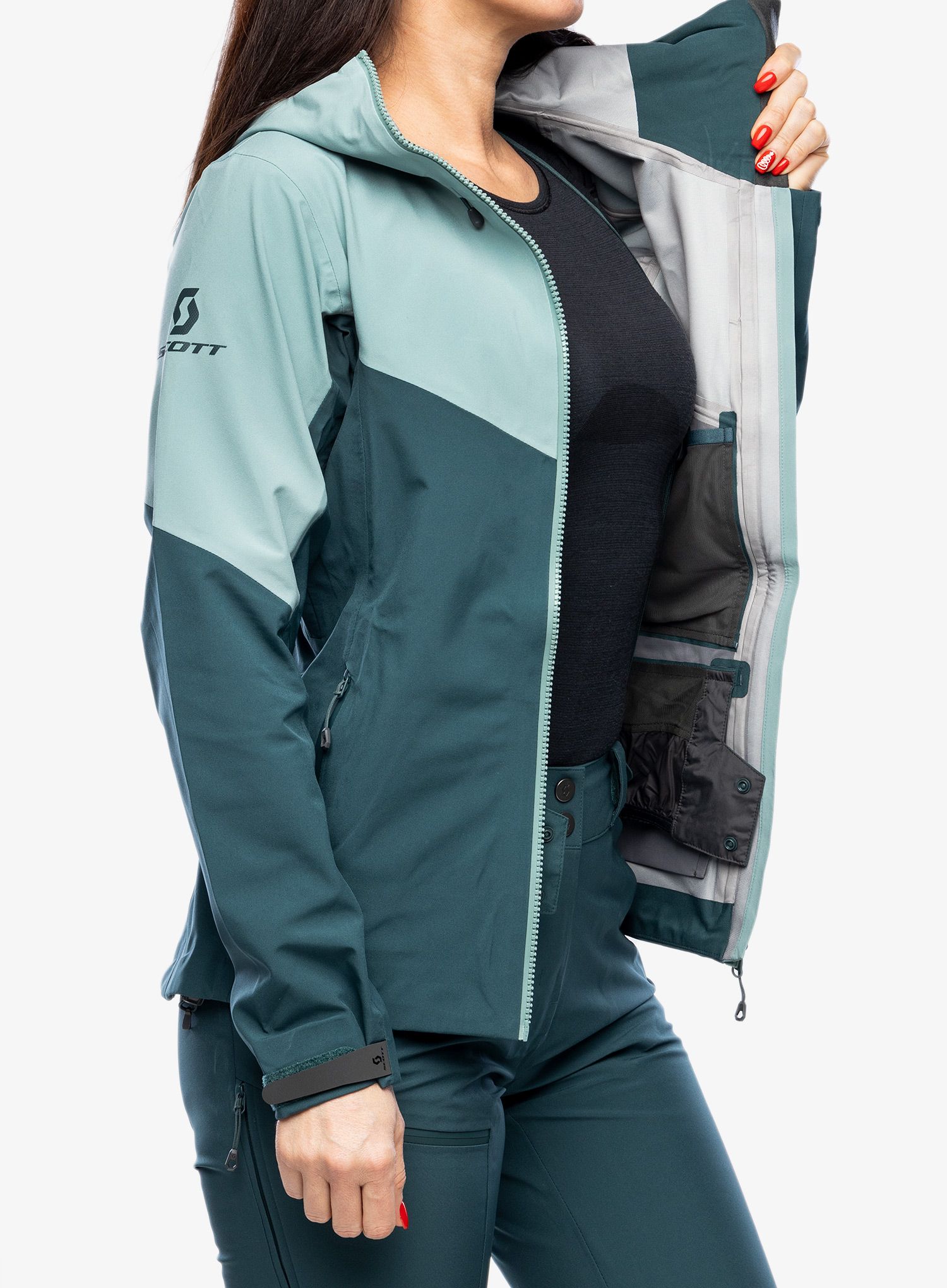 Ženska jakna SCOTT Explorair 3L Jacket - northern mint green/aruba grn