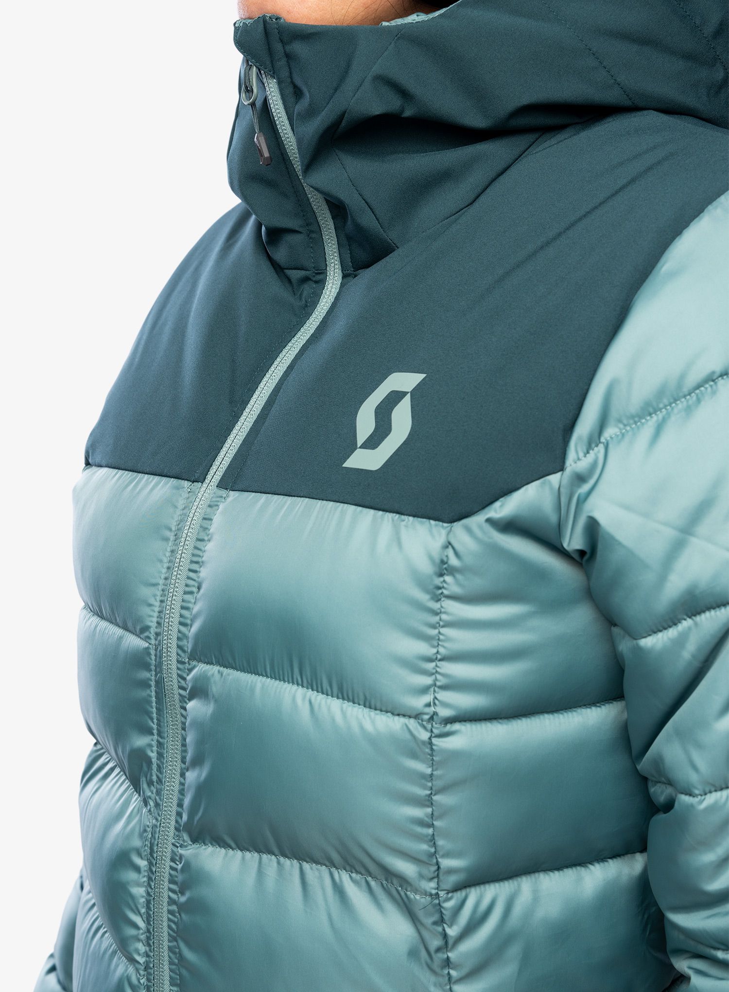 Ženska sintetična jakna SCOTT Insuloft Warm Jacket - aruba green/northern mint