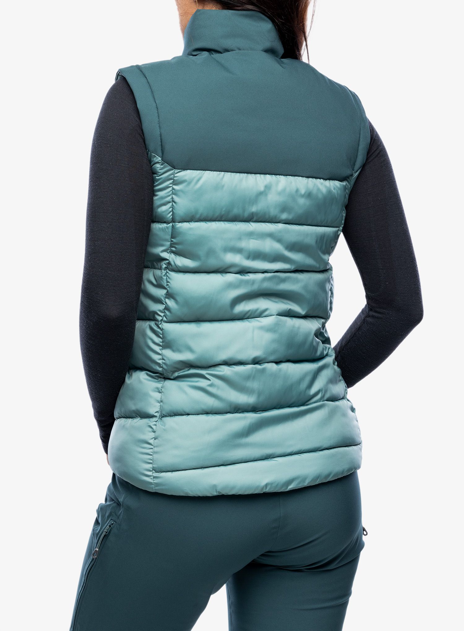 Ženski brezrokavnik SCOTT Insuloft Warm Vest - aruba green/northern mint grn