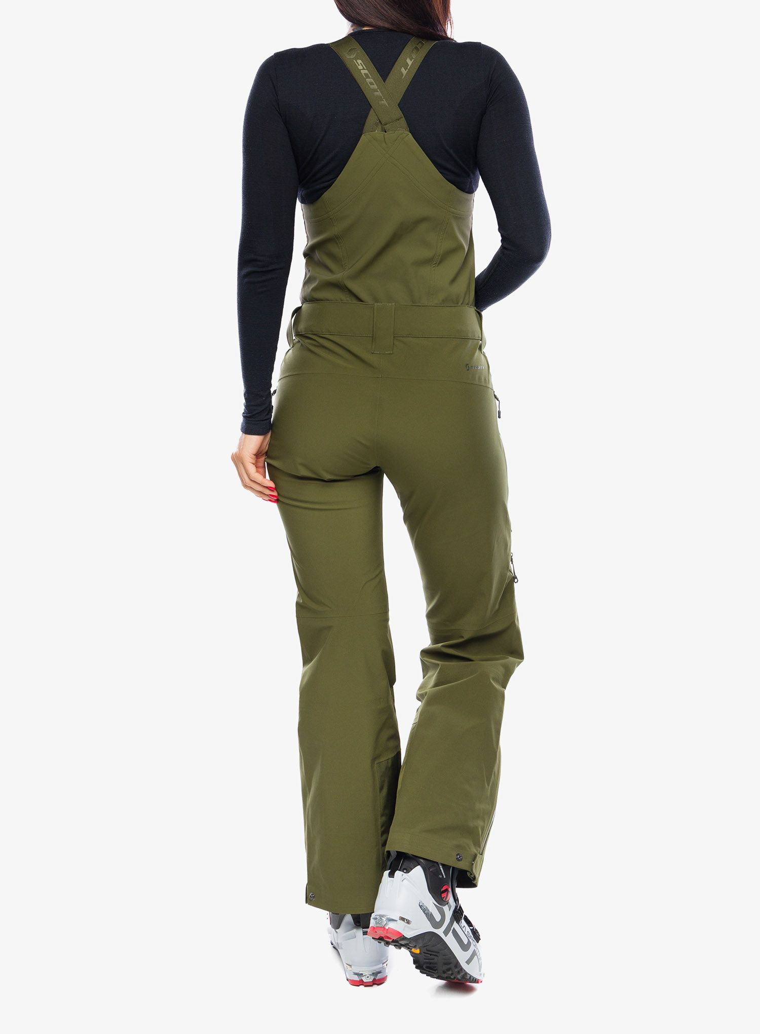 Ženske smučarske hlače SCOTT Pants W's Vertic 3L - fir green