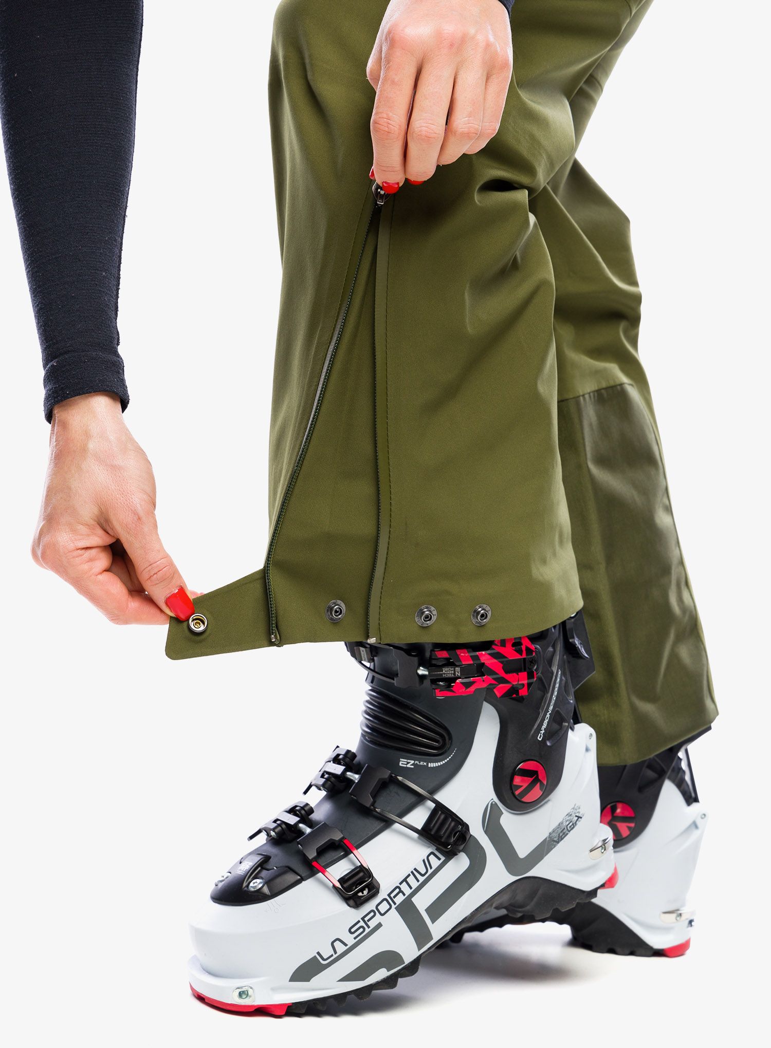 Ženske smučarske hlače SCOTT Pants W's Vertic 3L - fir green