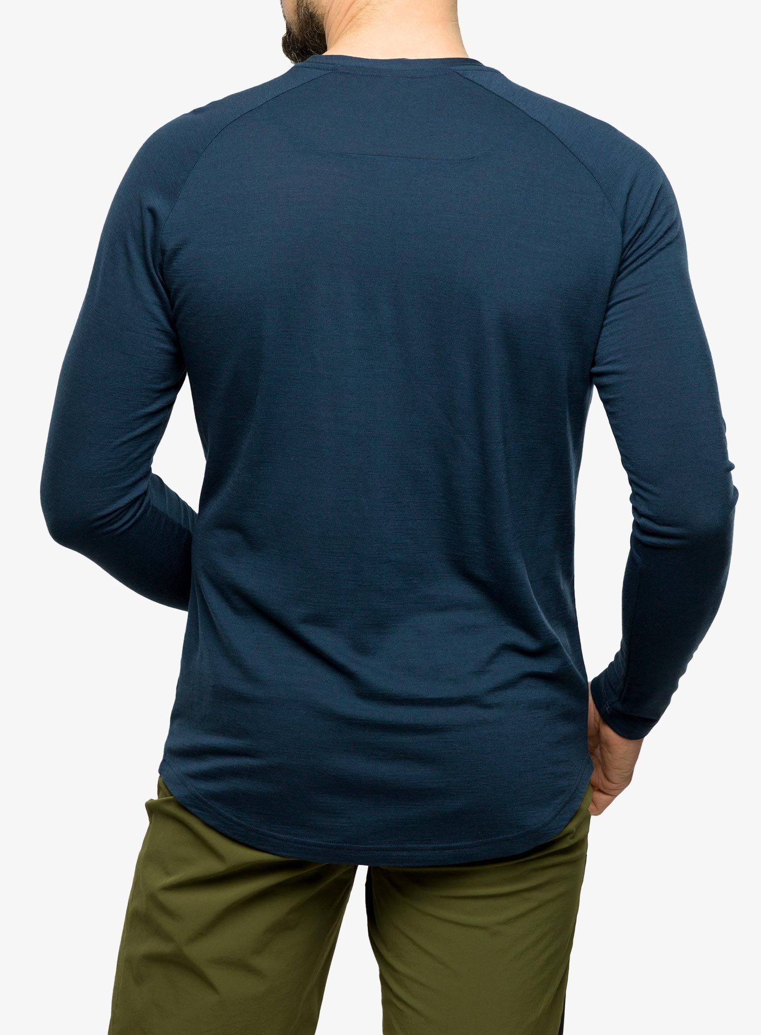 Tekaška jopica SCOTT Defined Merino L/S - metal blue