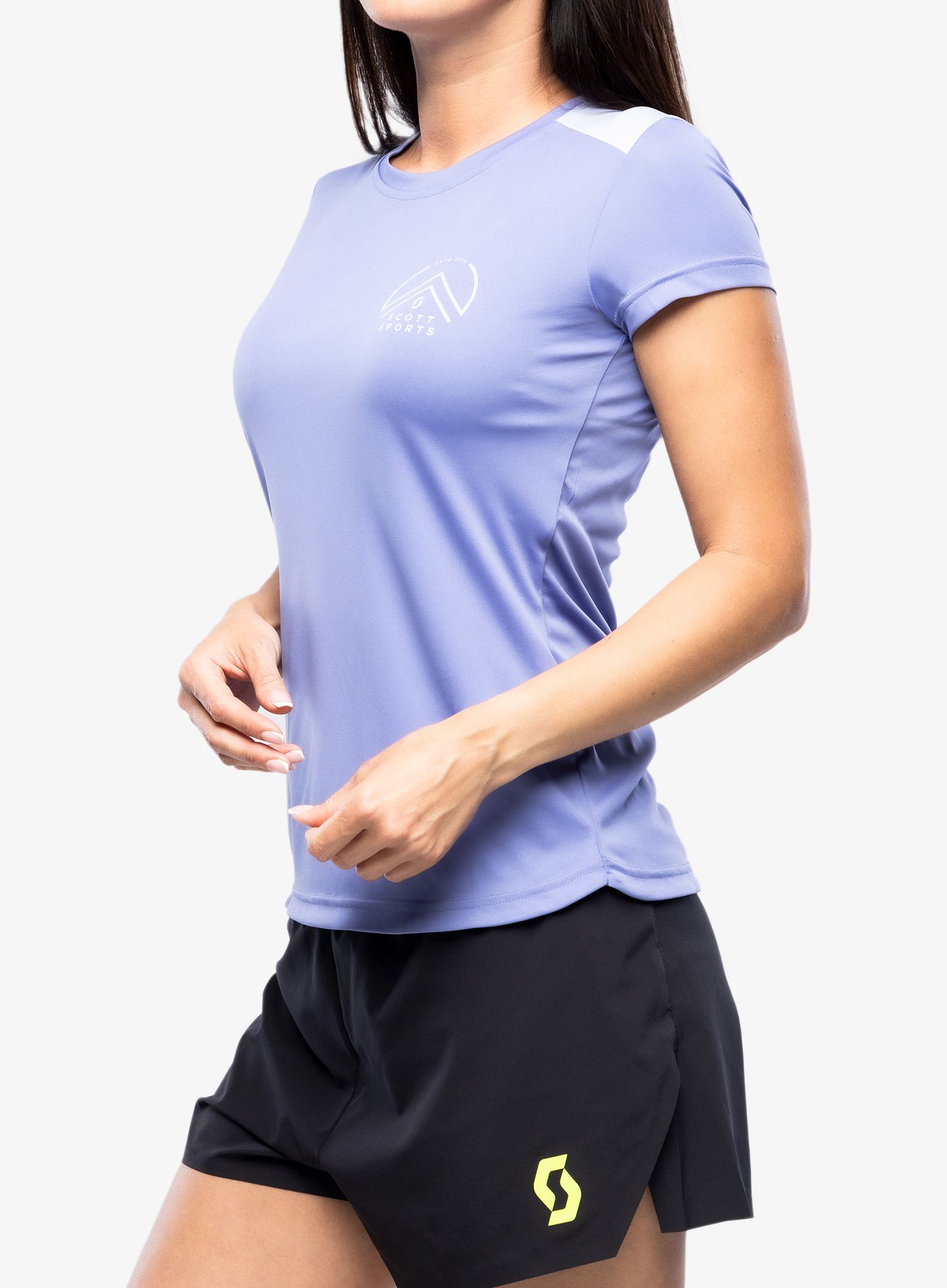 Ženska tekaška majica SCOTT Endurance Tech S/S - dream blue/blue