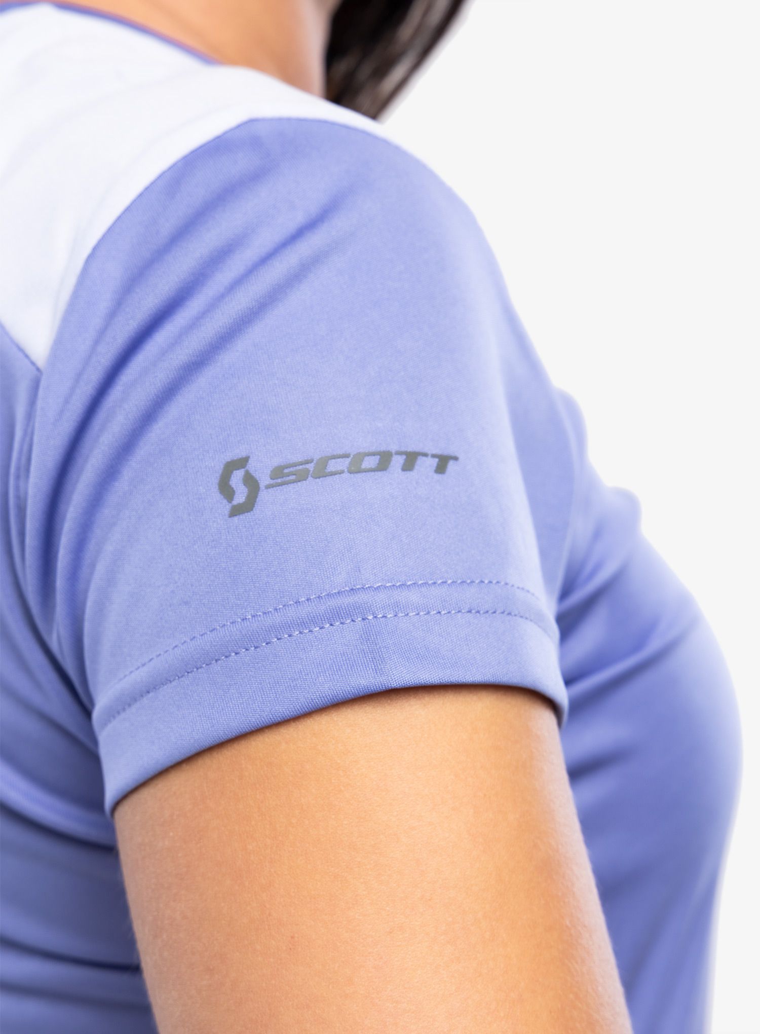 Ženska tekaška majica SCOTT Endurance Tech S/S - dream blue/blue