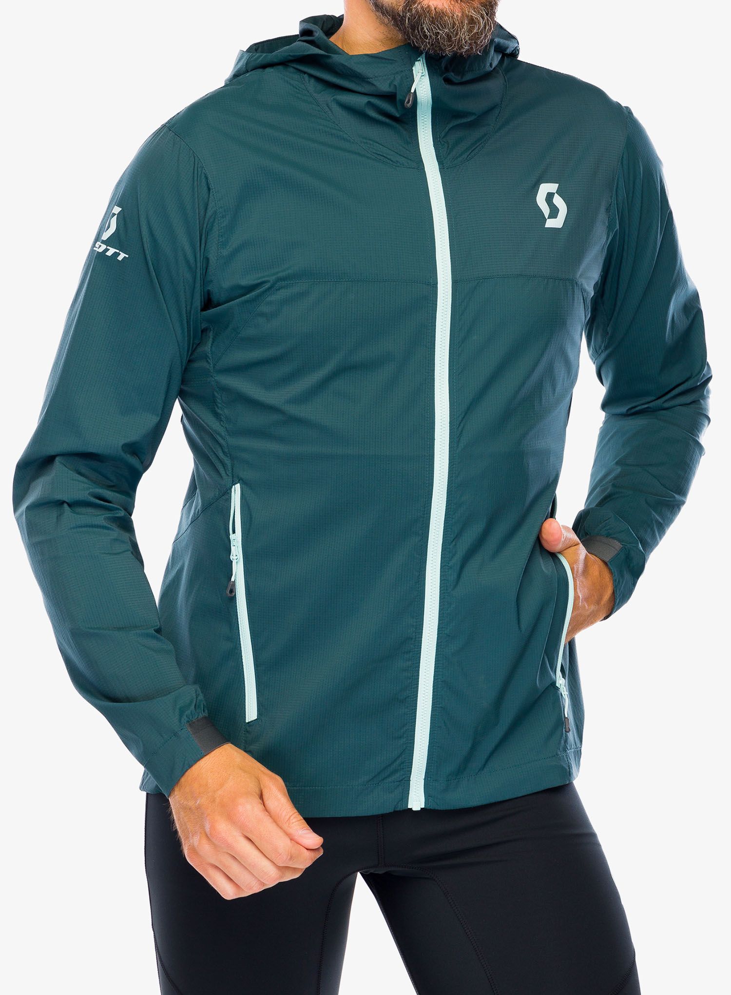 Vetrovka SCOTT Explorair Light WB - aruba green