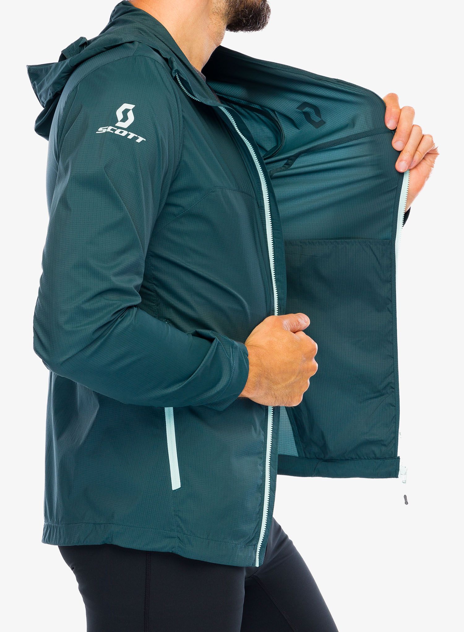 Vetrovka SCOTT Explorair Light WB - aruba green