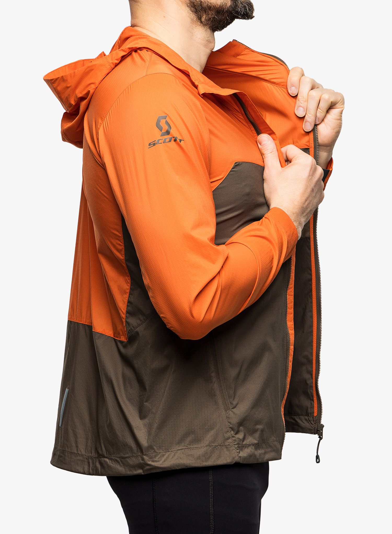 Vetrovka SCOTT Explorair Light WB - braze orange/shadow brown