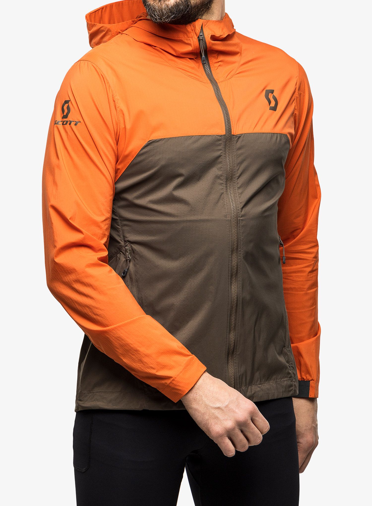 Vetrovka SCOTT Explorair Light WB - braze orange/shadow brown
