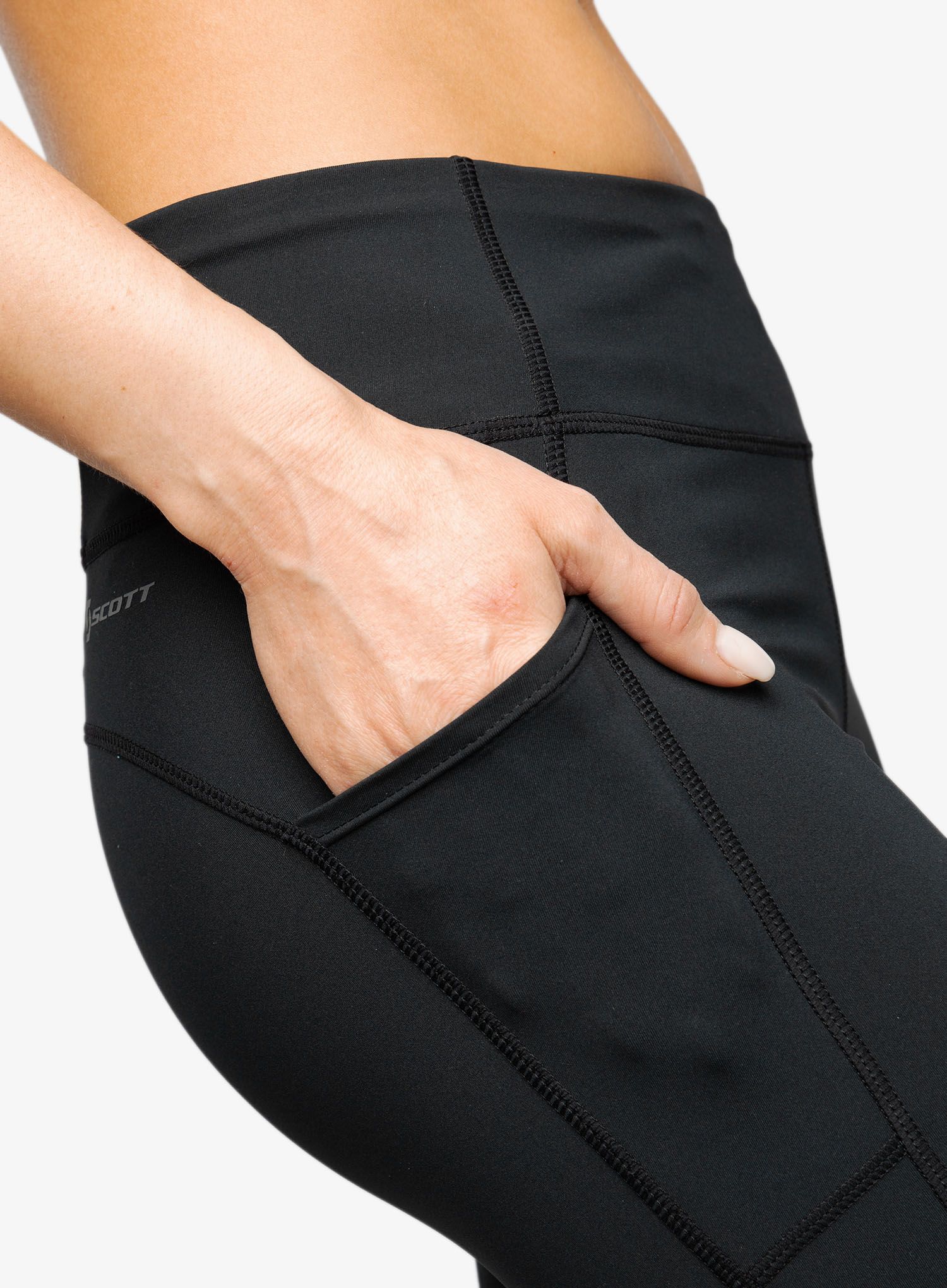 Ženske pajkice SCOTT Full Tights Endurance - black