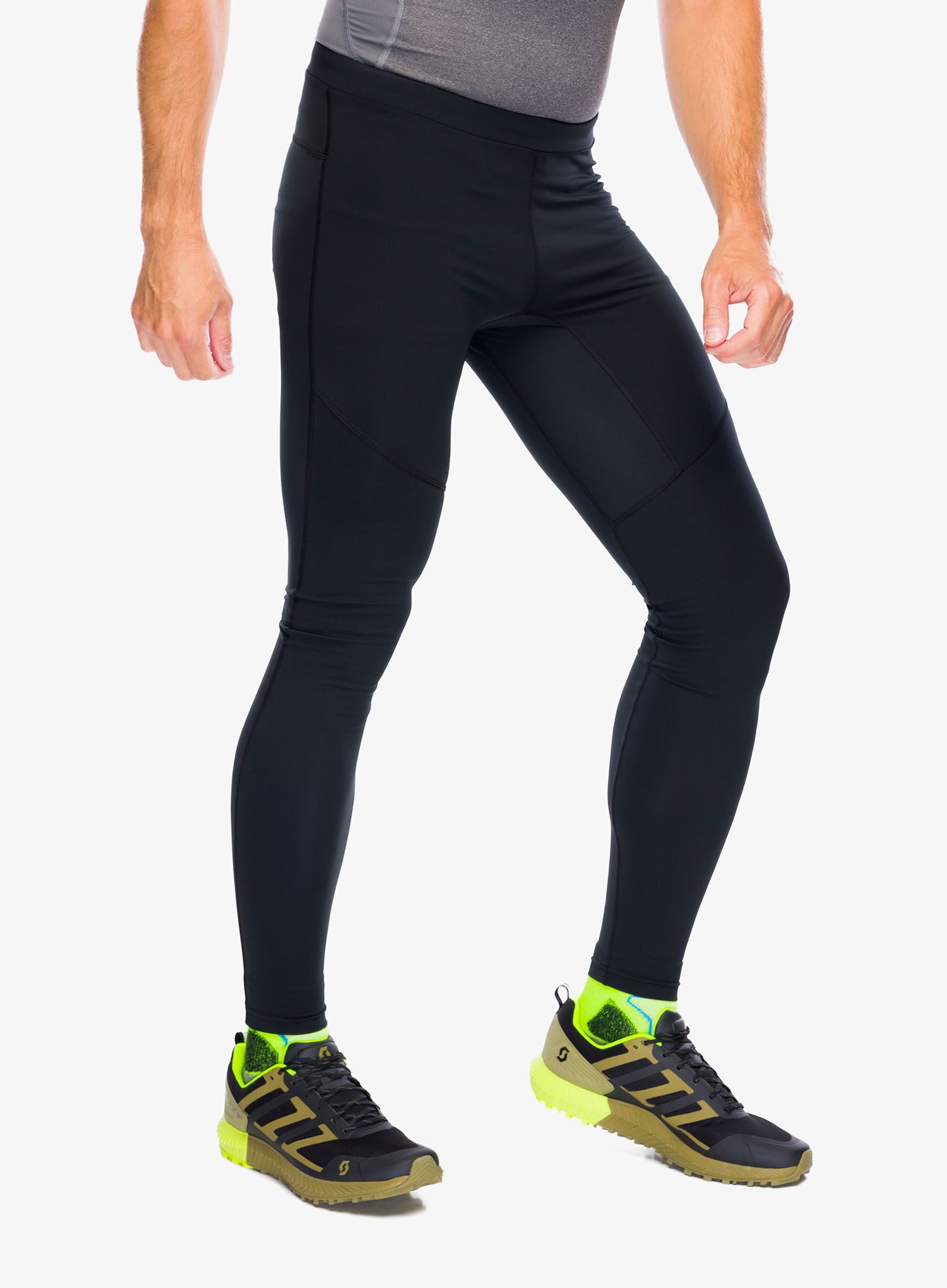 Tekaške pajkice SCOTT Full Tights Endurance - black/black
