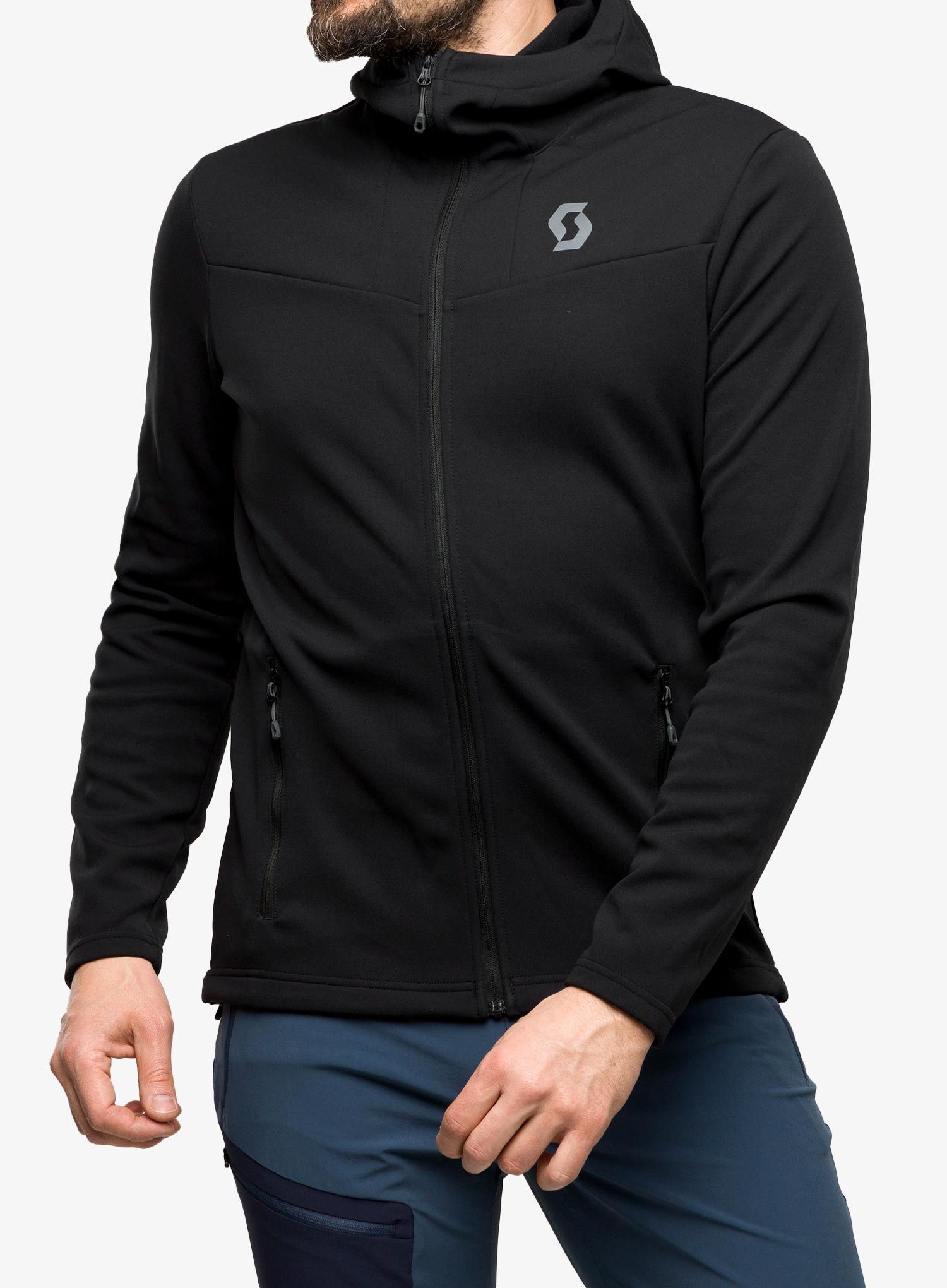 Jopica SCOTT Hoody Defined Mid - black