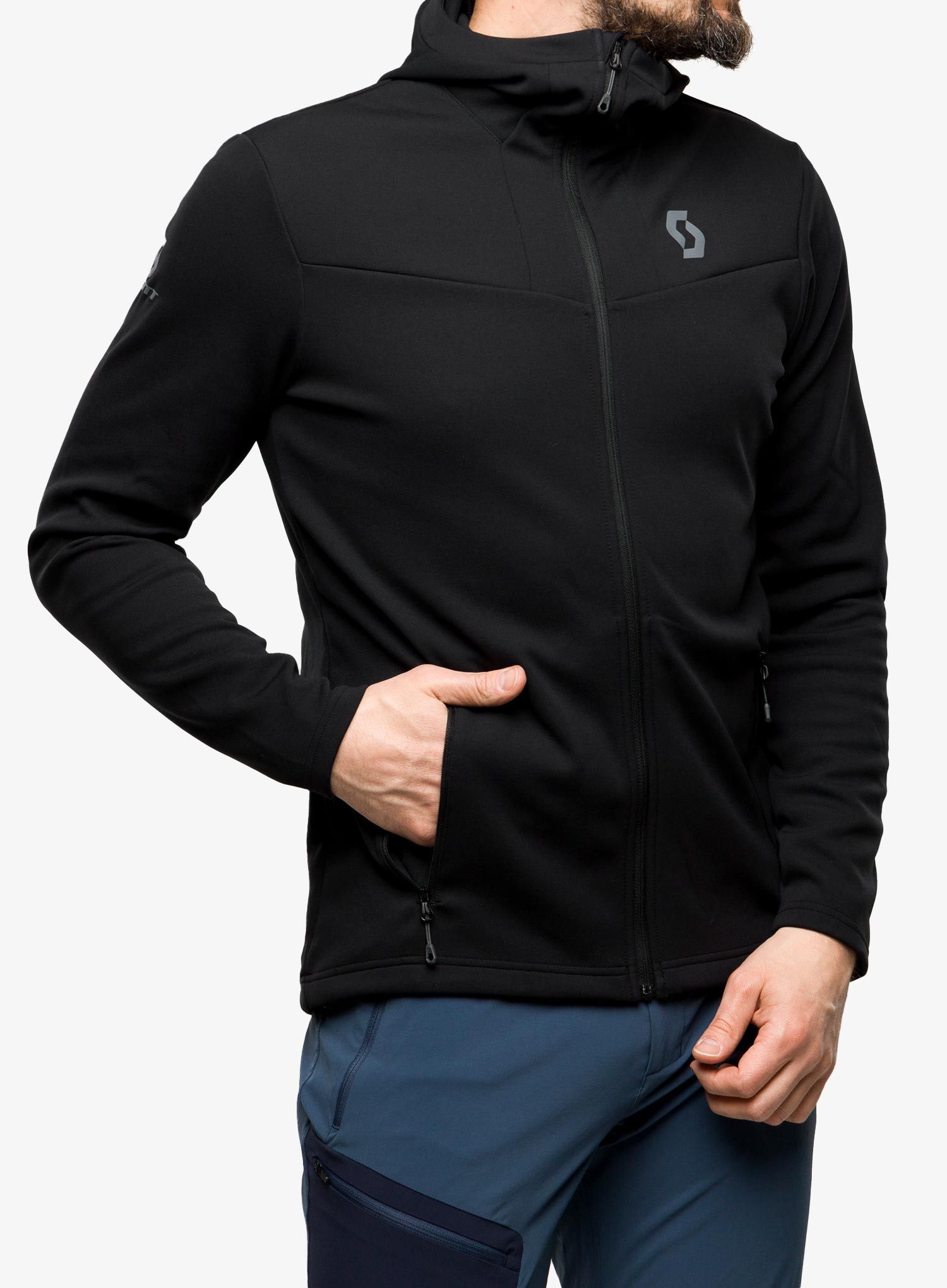 Jopica SCOTT Hoody Defined Mid - black