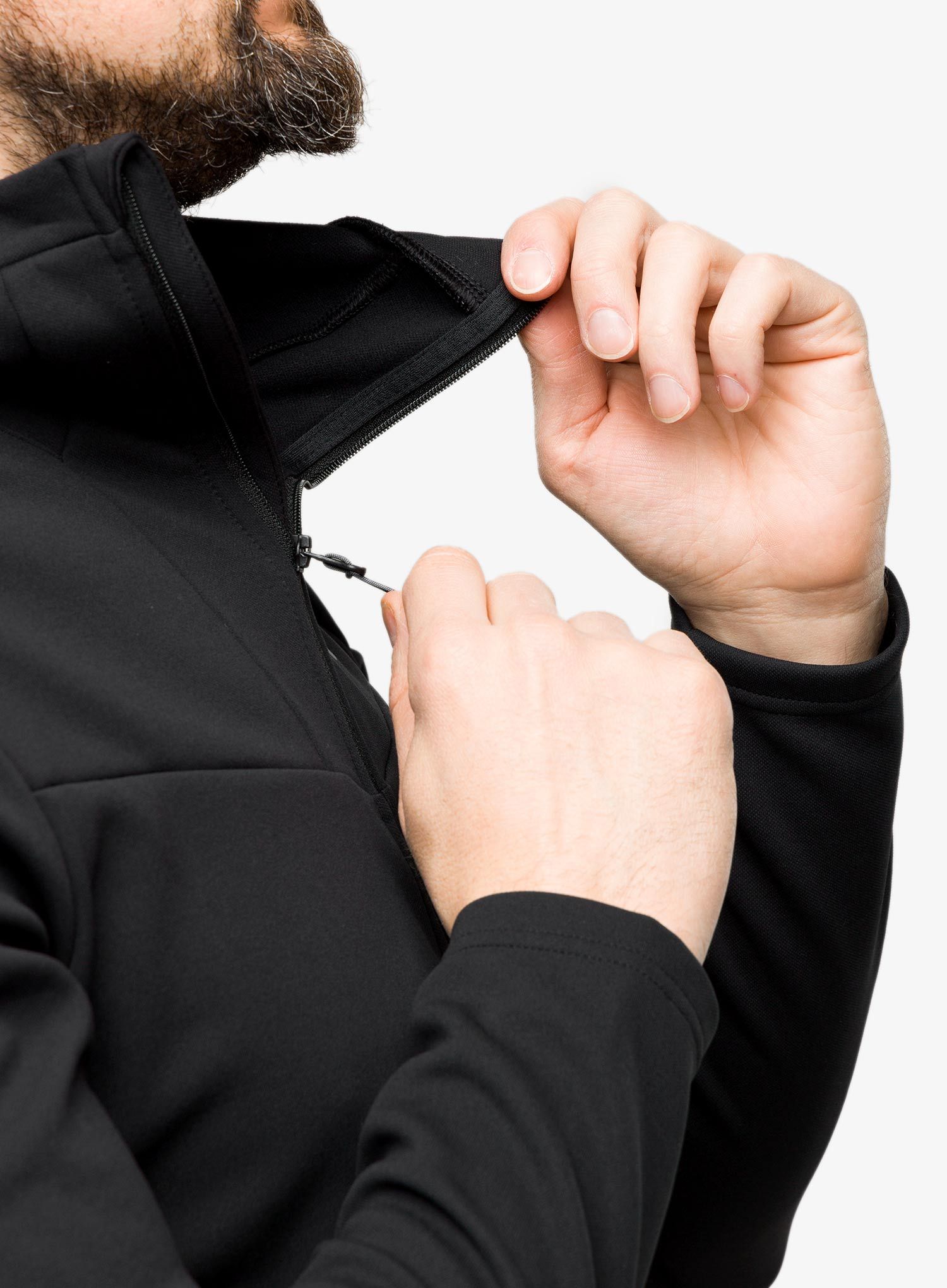 Jopica SCOTT Hoody Defined Mid - black