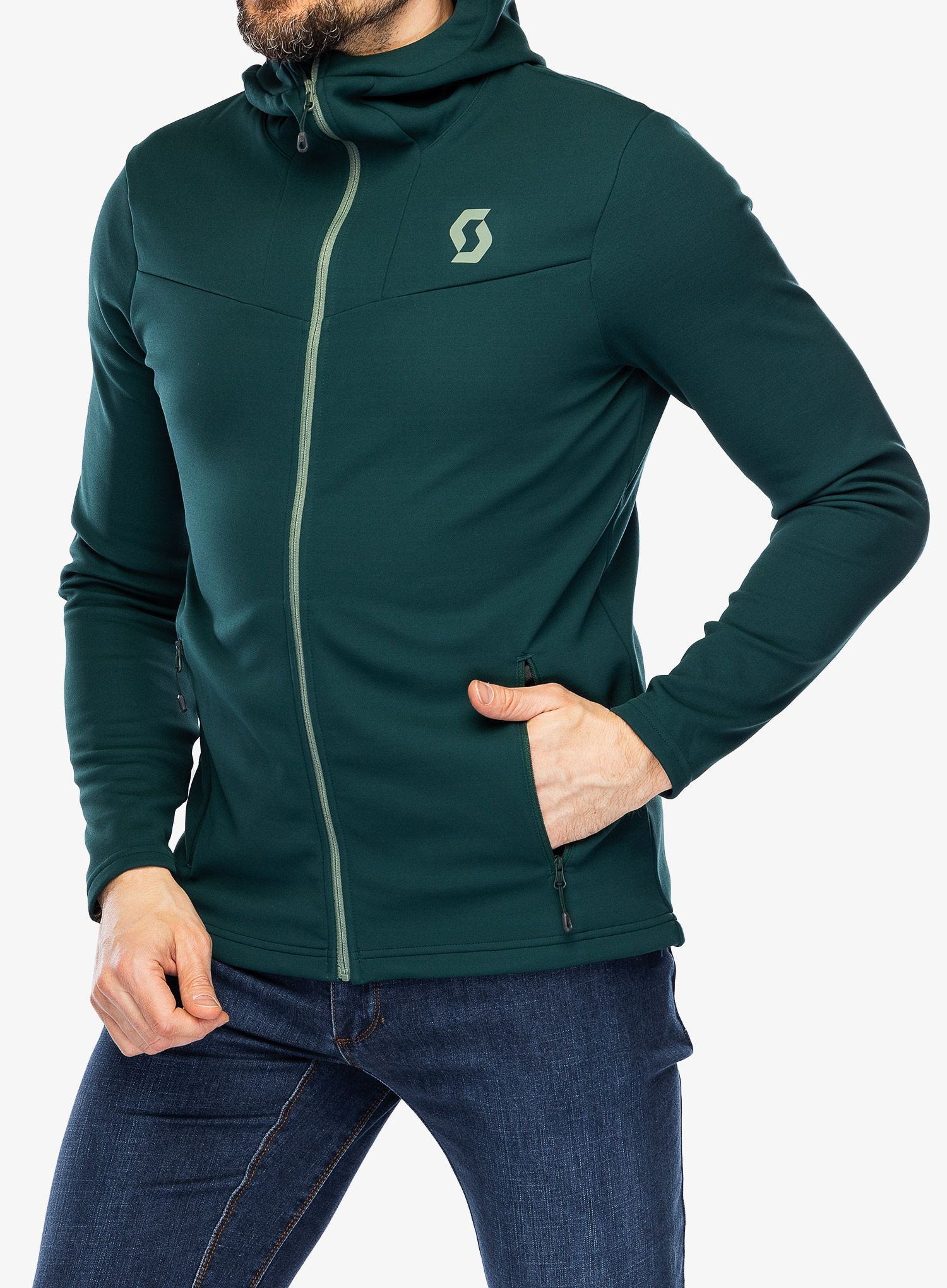 Jopica SCOTT Hoody Defined Mid - lush green