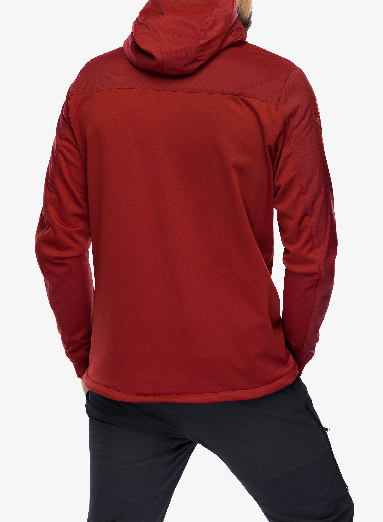Jakna za turno smučanje SCOTT Hoody Explorair Alpha - wood red