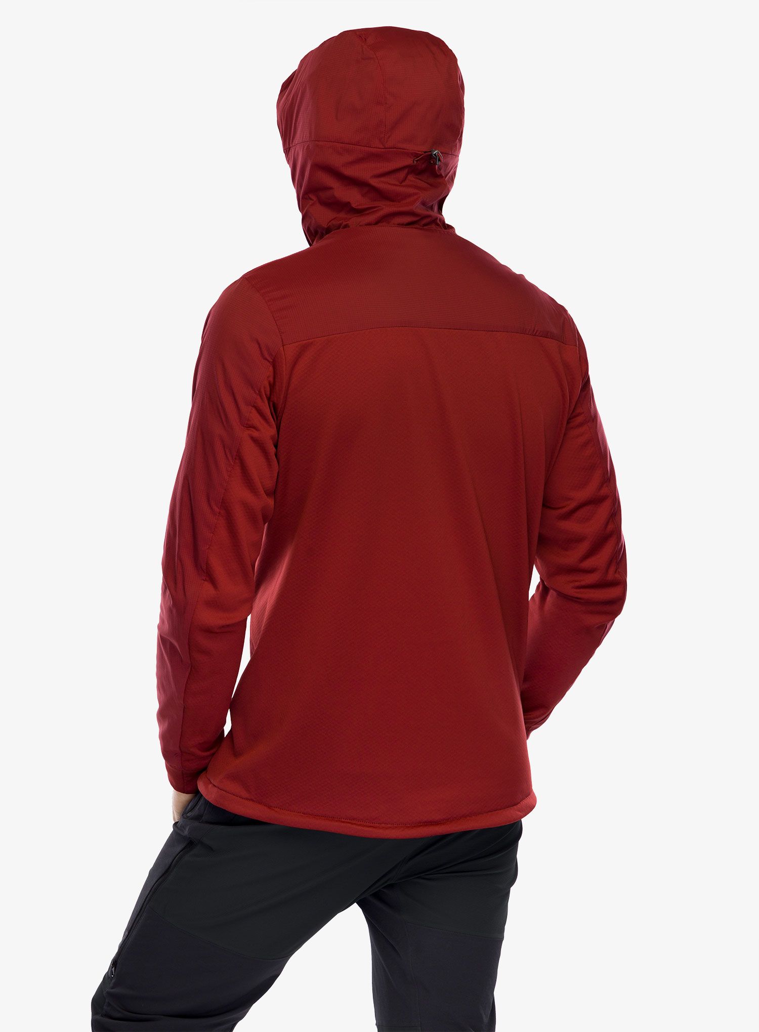 Jakna za turno smučanje SCOTT Hoody Explorair Alpha - wood red
