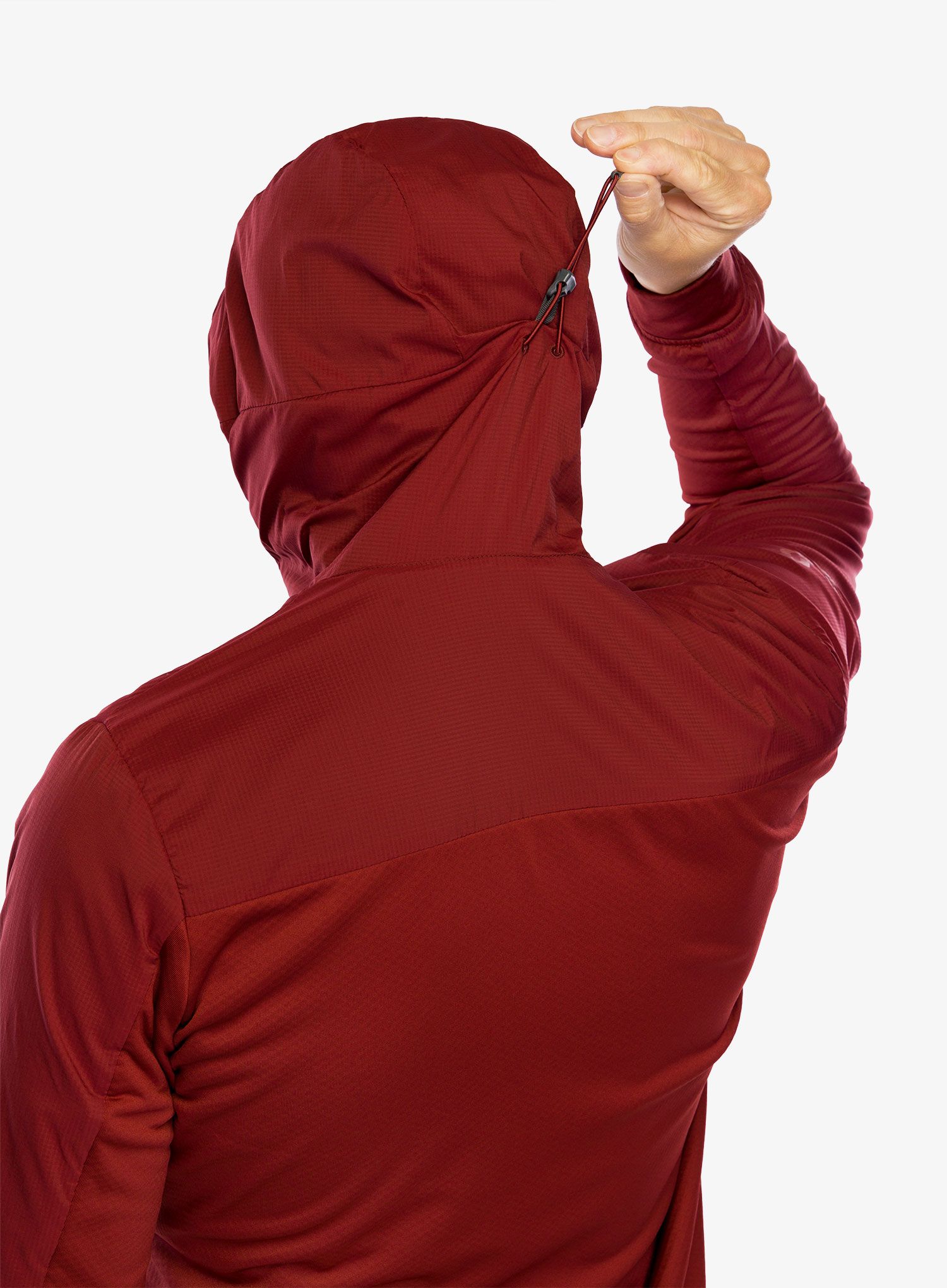 Jakna za turno smučanje SCOTT Hoody Explorair Alpha - wood red